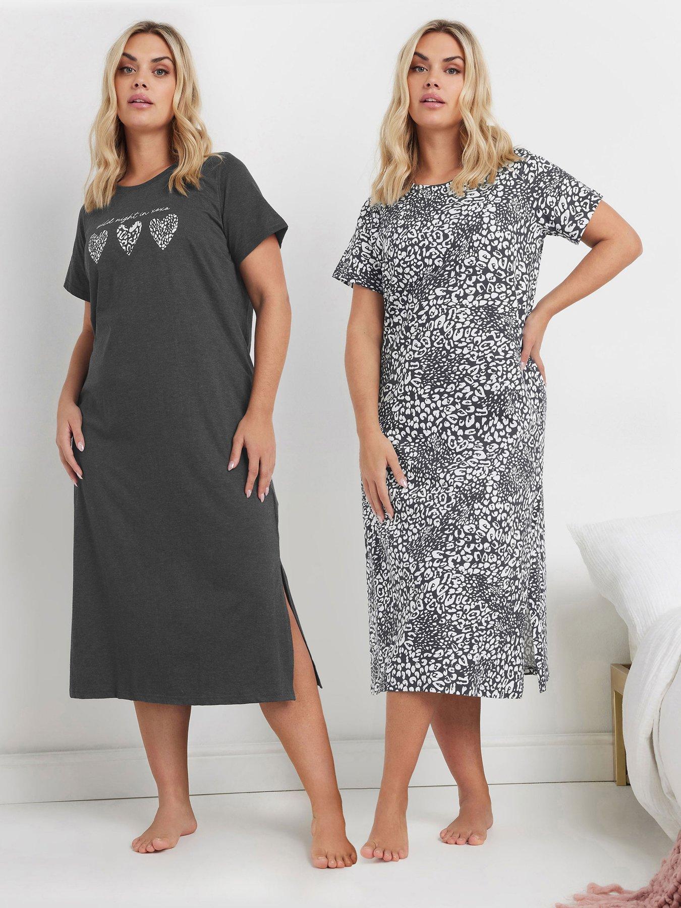 yours-curve-2-pack-wild-night-in-midaxi-nightie-multi