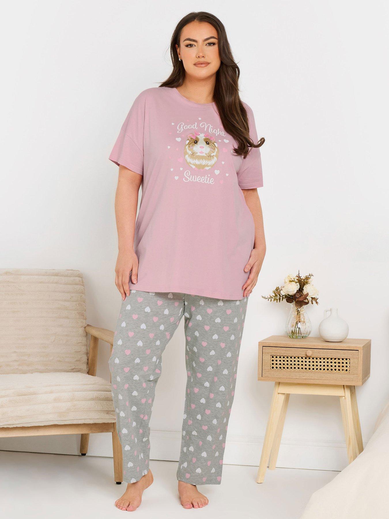 yours-curve-good-night-guinea-pig-wide-leg-pj-set