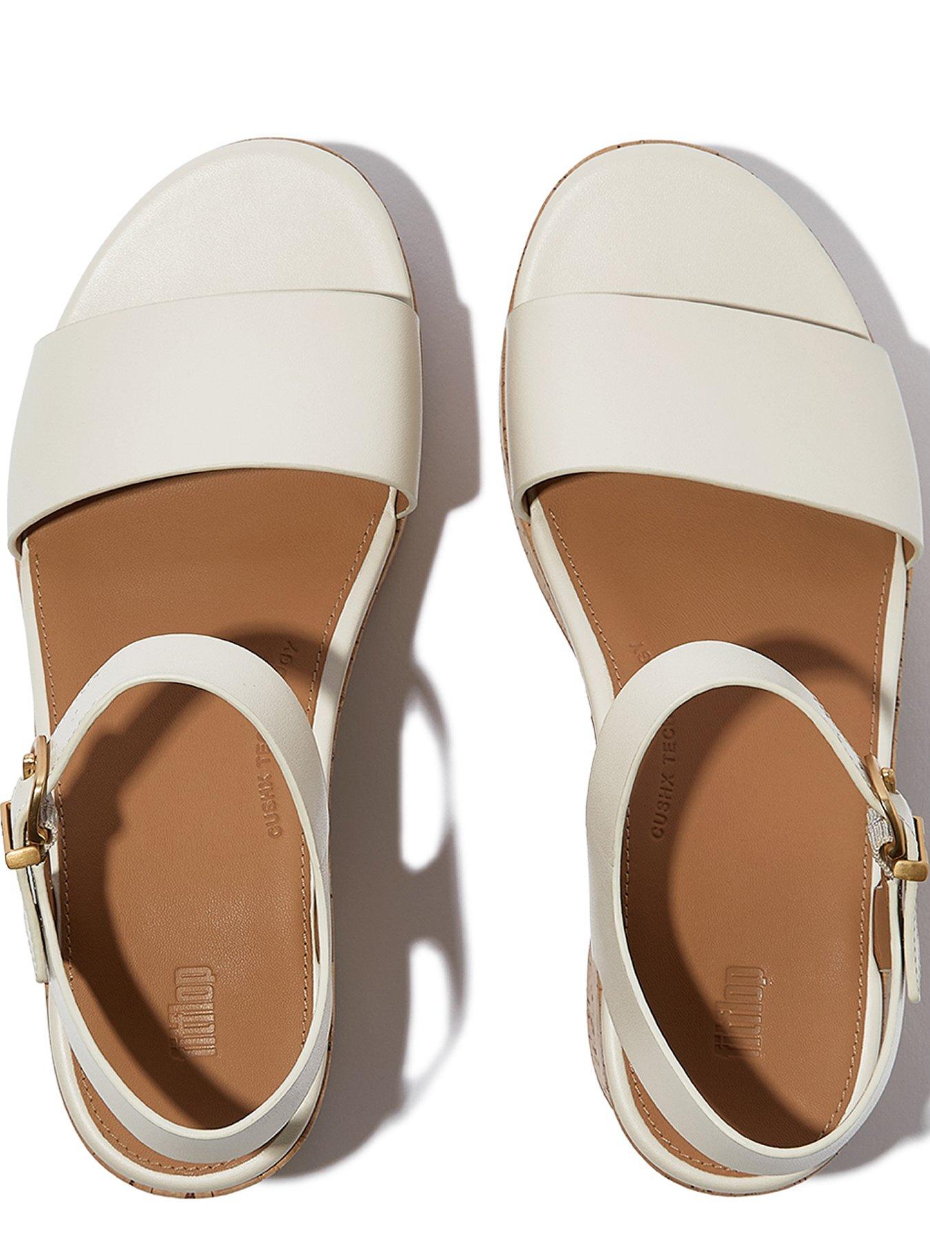 FitFlop Platfforms Leather/cork Heeled Ankle-strap Sandals Paris