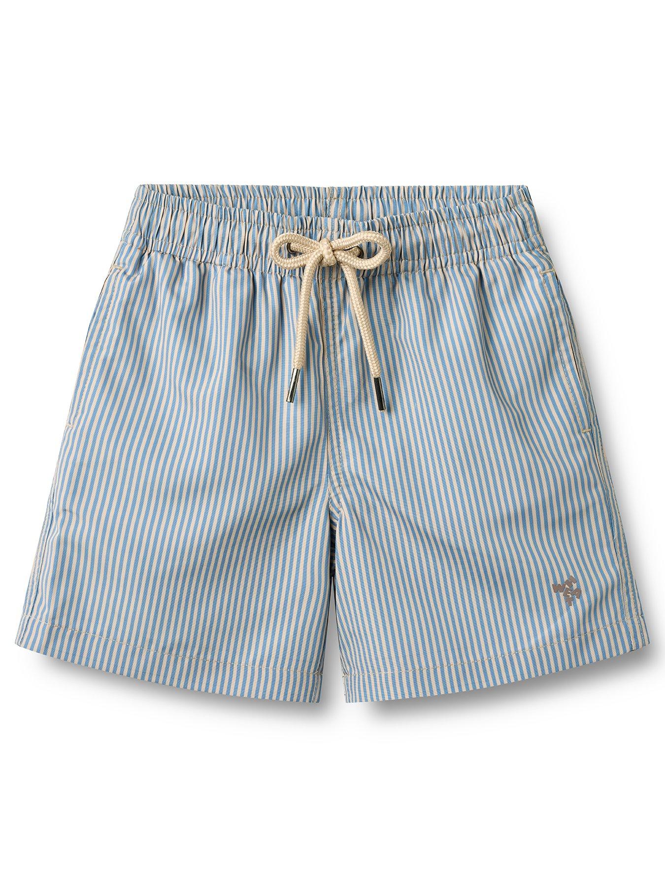 Wheat Boys Stripe Swimshorts - Blue