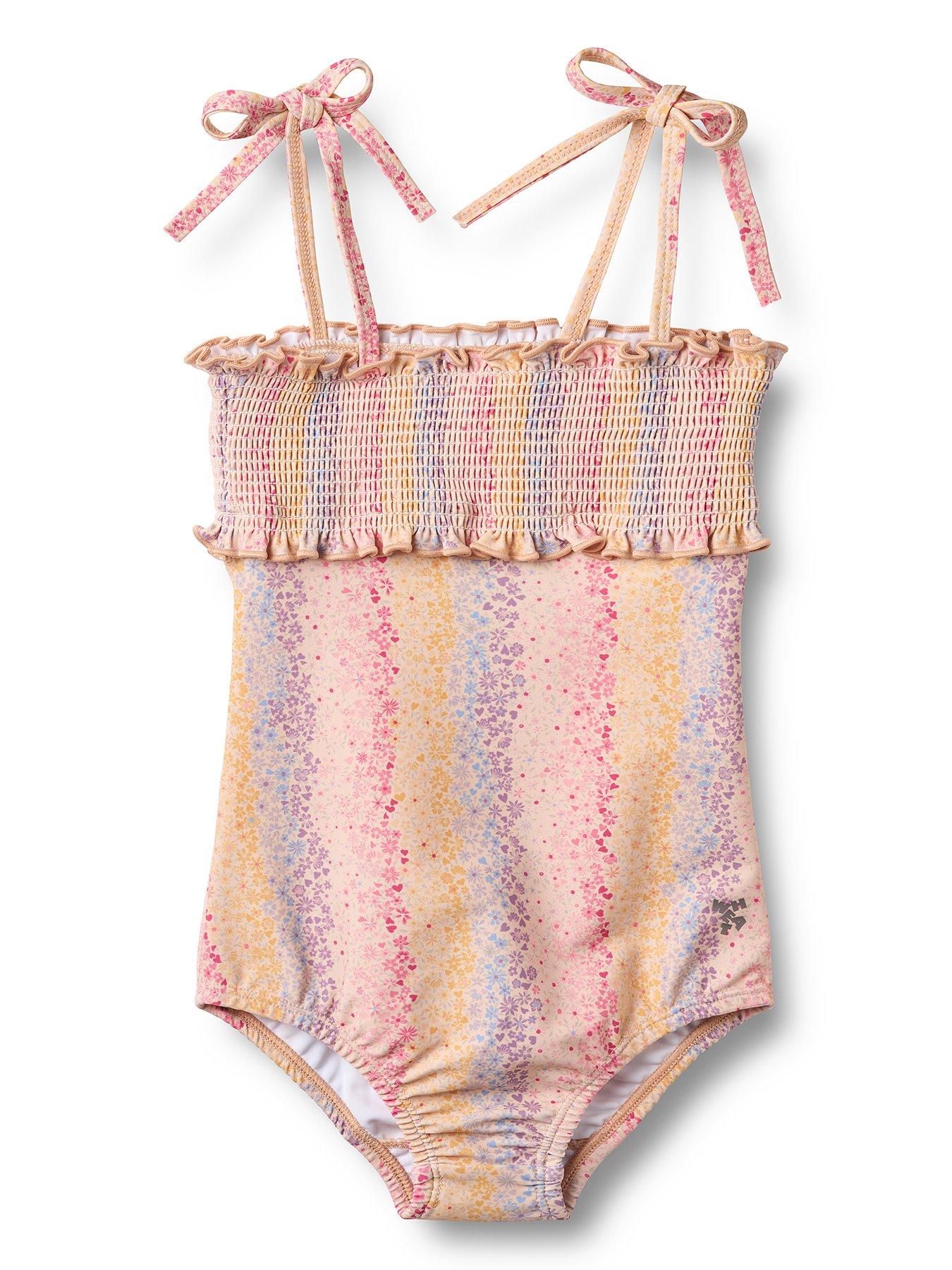undefined Girls Selma Rainbow Swimsuit - Multi