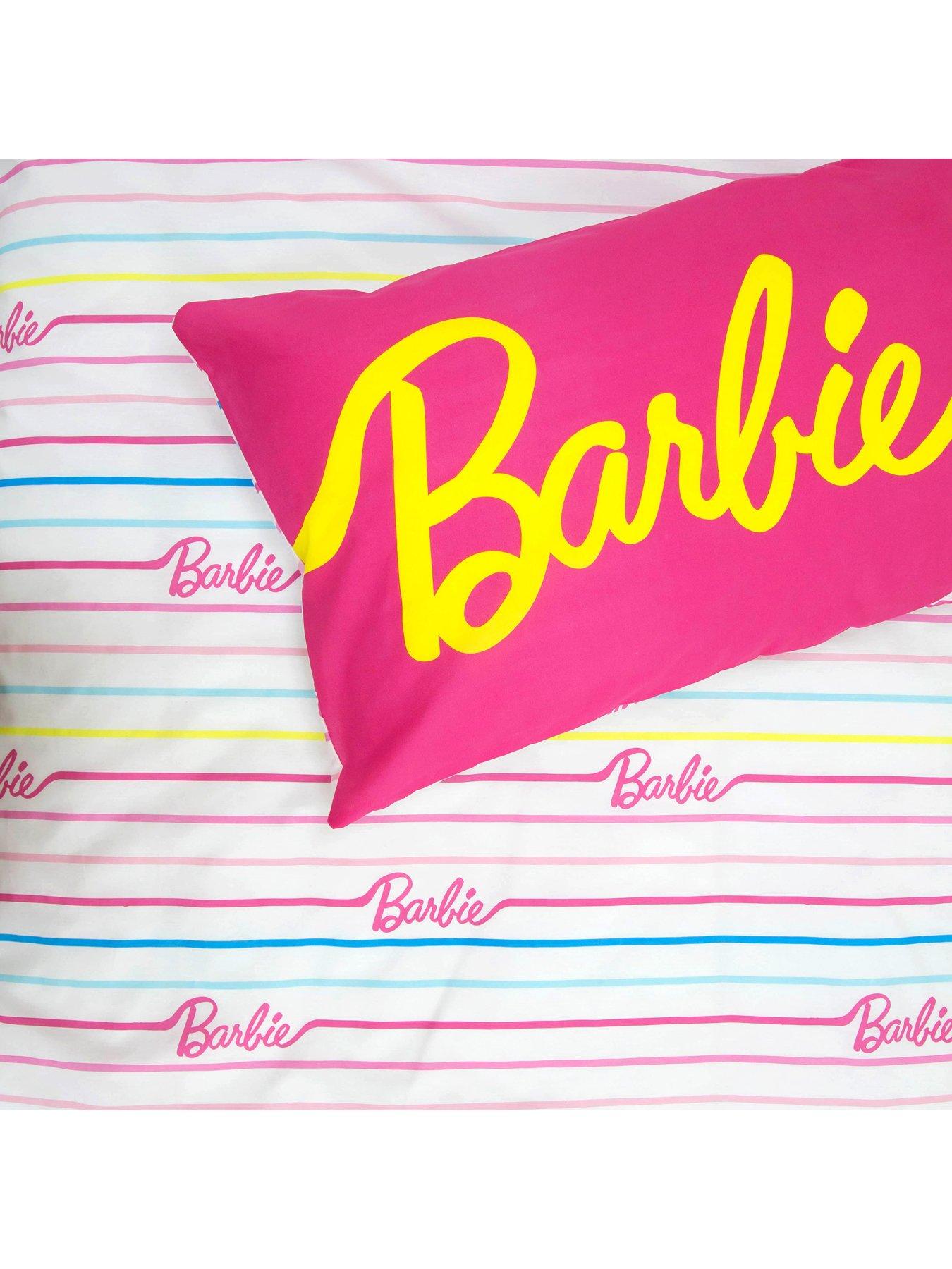  image of barbie-unboxed-panel-duvet-cover-set