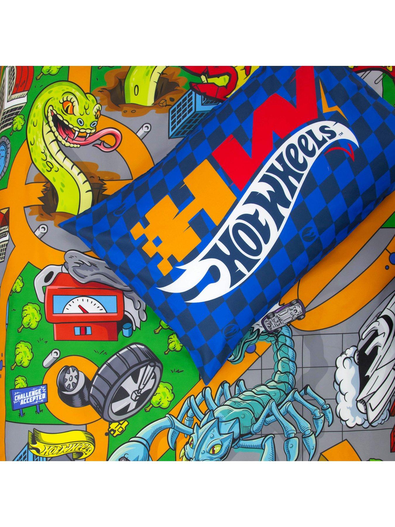 image of hot-wheels-hotwheels-playful-digitial-printed-panel-duvet--single