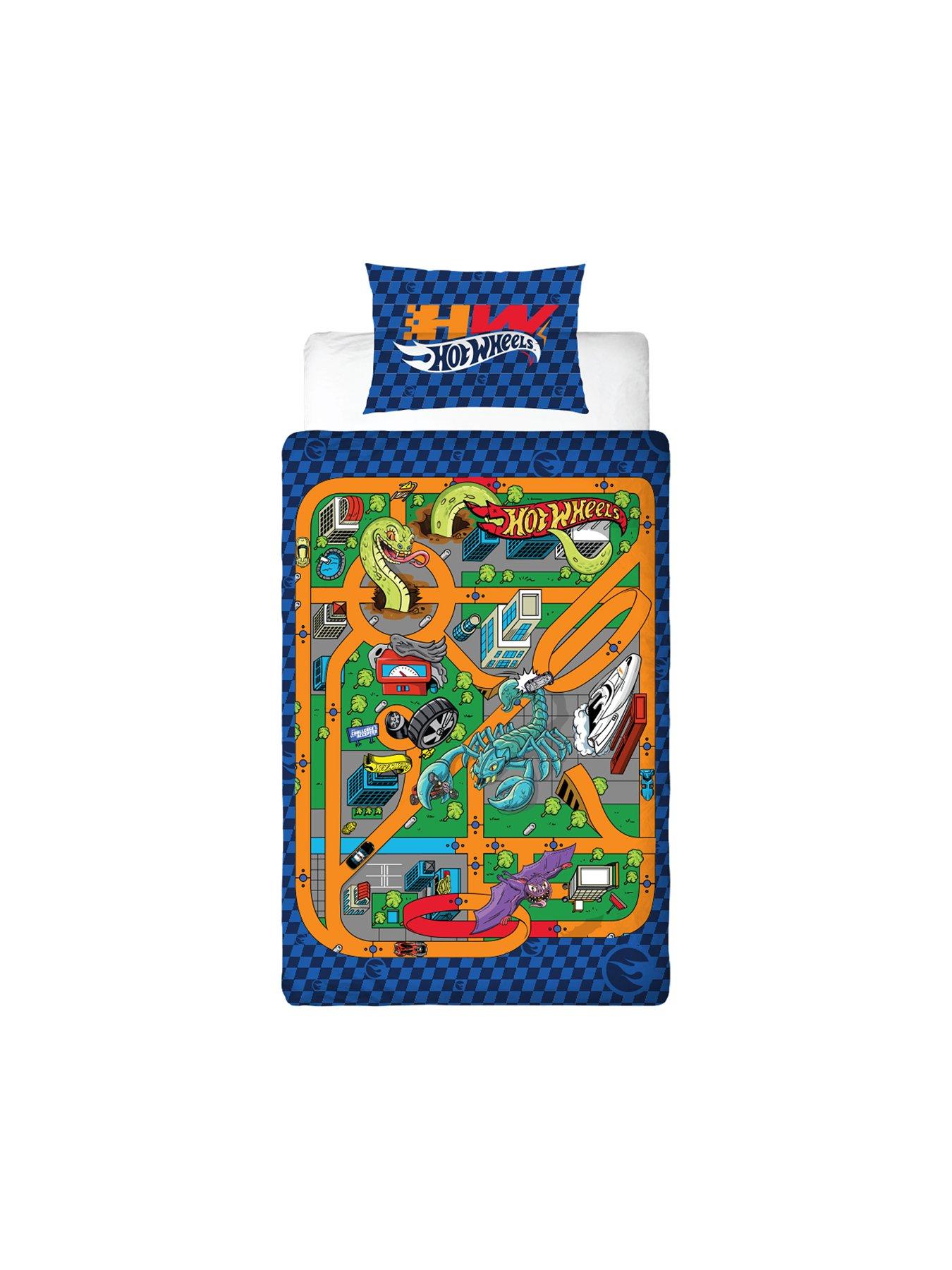  image of hot-wheels-hotwheels-playful-digitial-printed-panel-duvet--single
