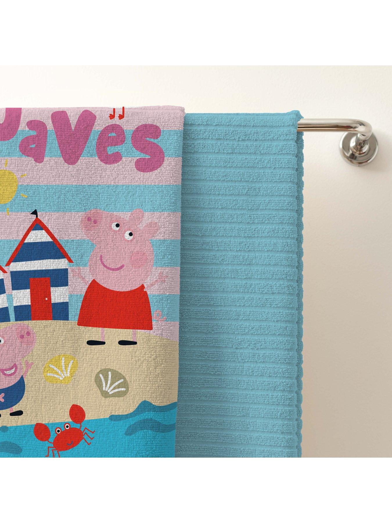  image of peppa-pig-waves-100-cotton-towel