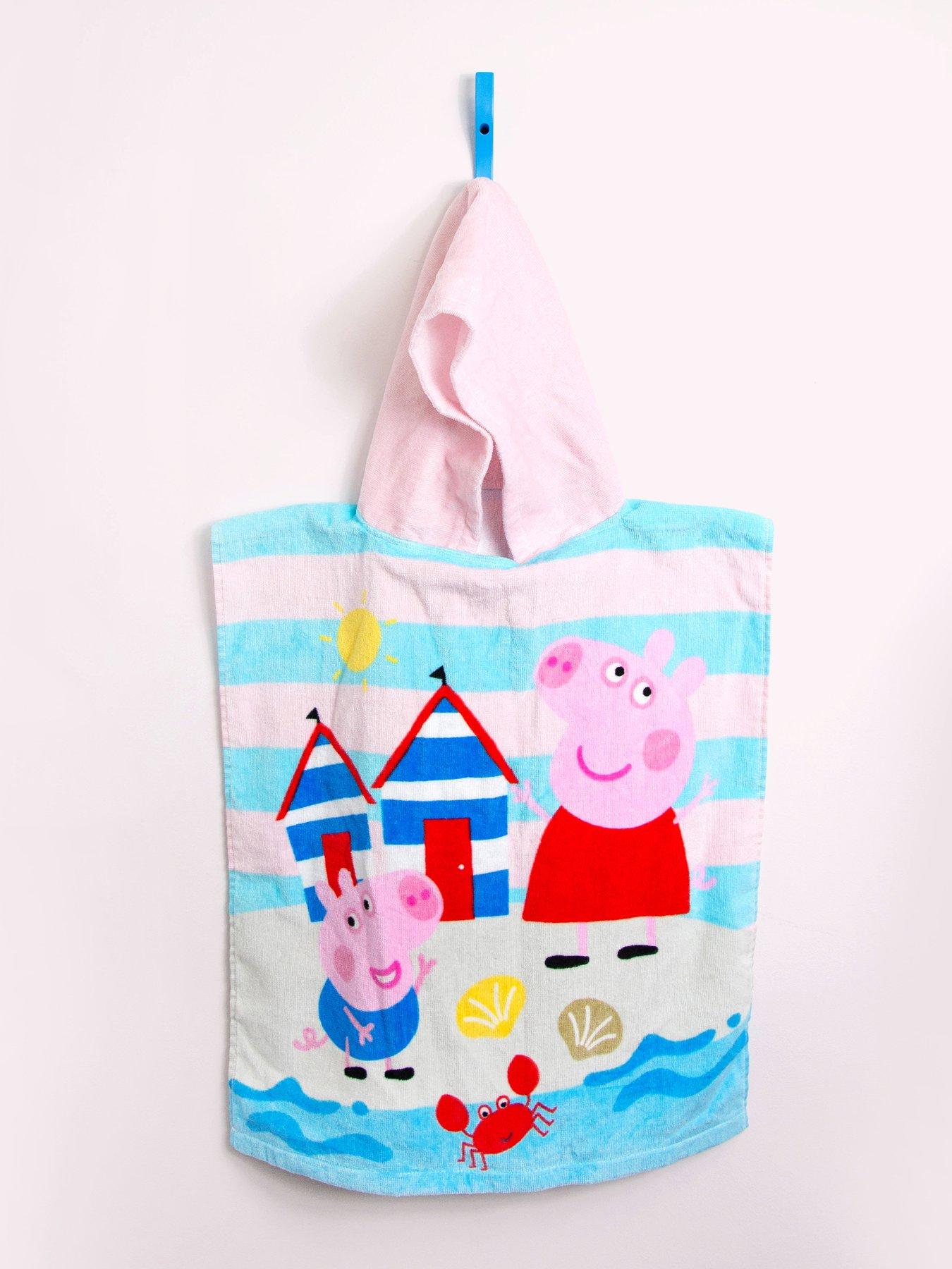 Peppa Pig Waves 100% Cotton Poncho