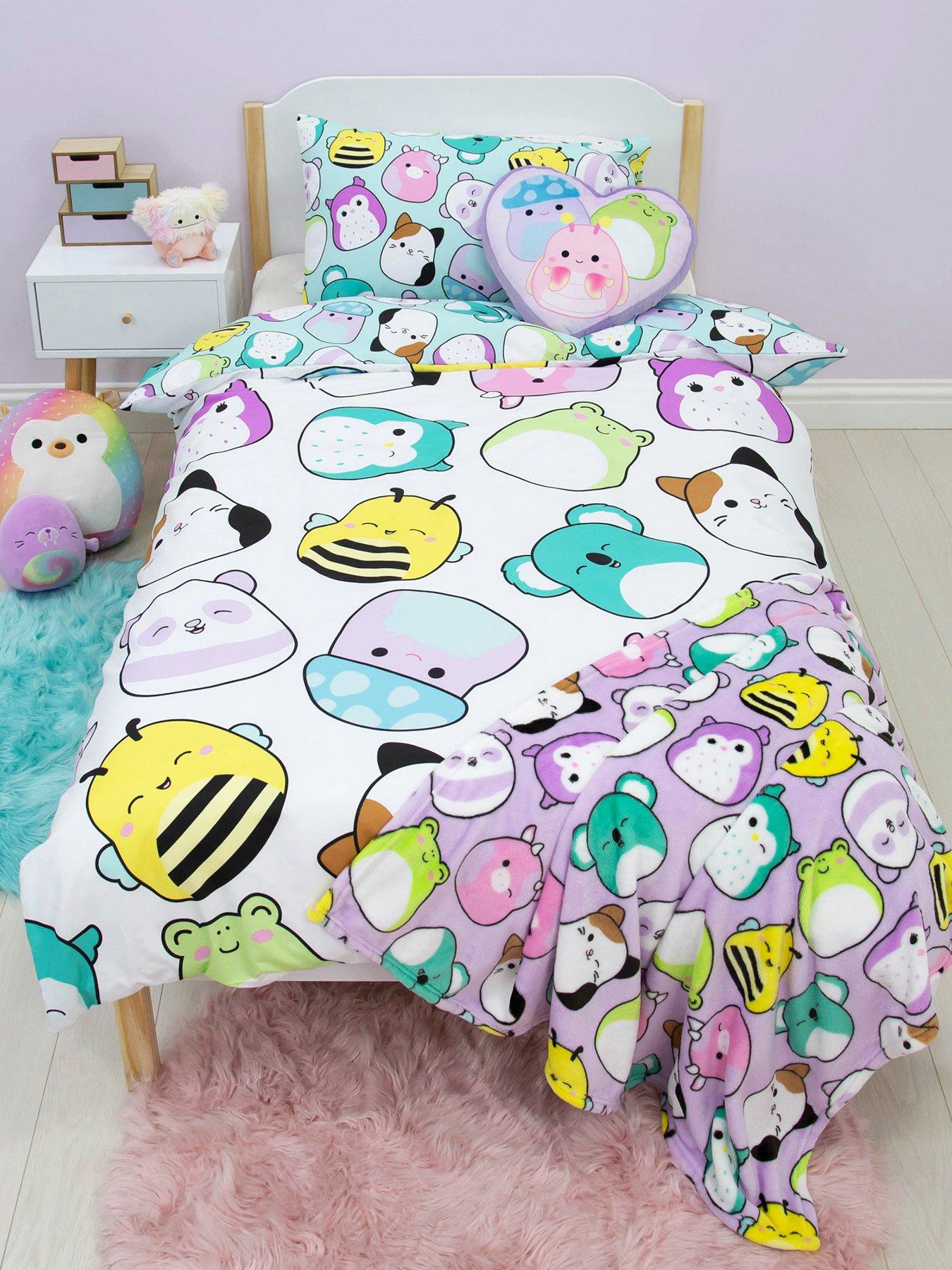 Squishmallows Happy Rotary Duvet Cover Set