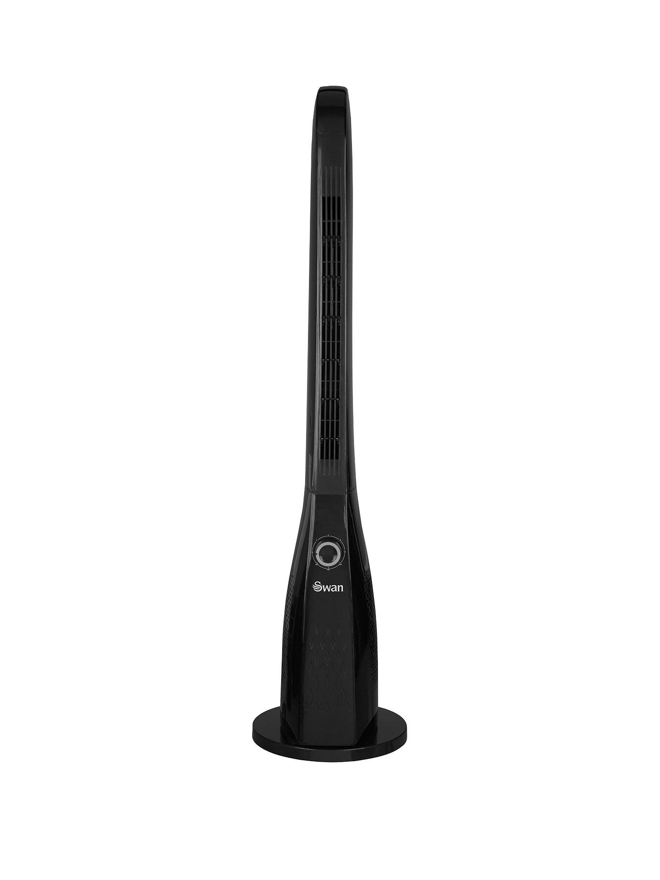undefined 44" Freestanding Tower Fan - Black
