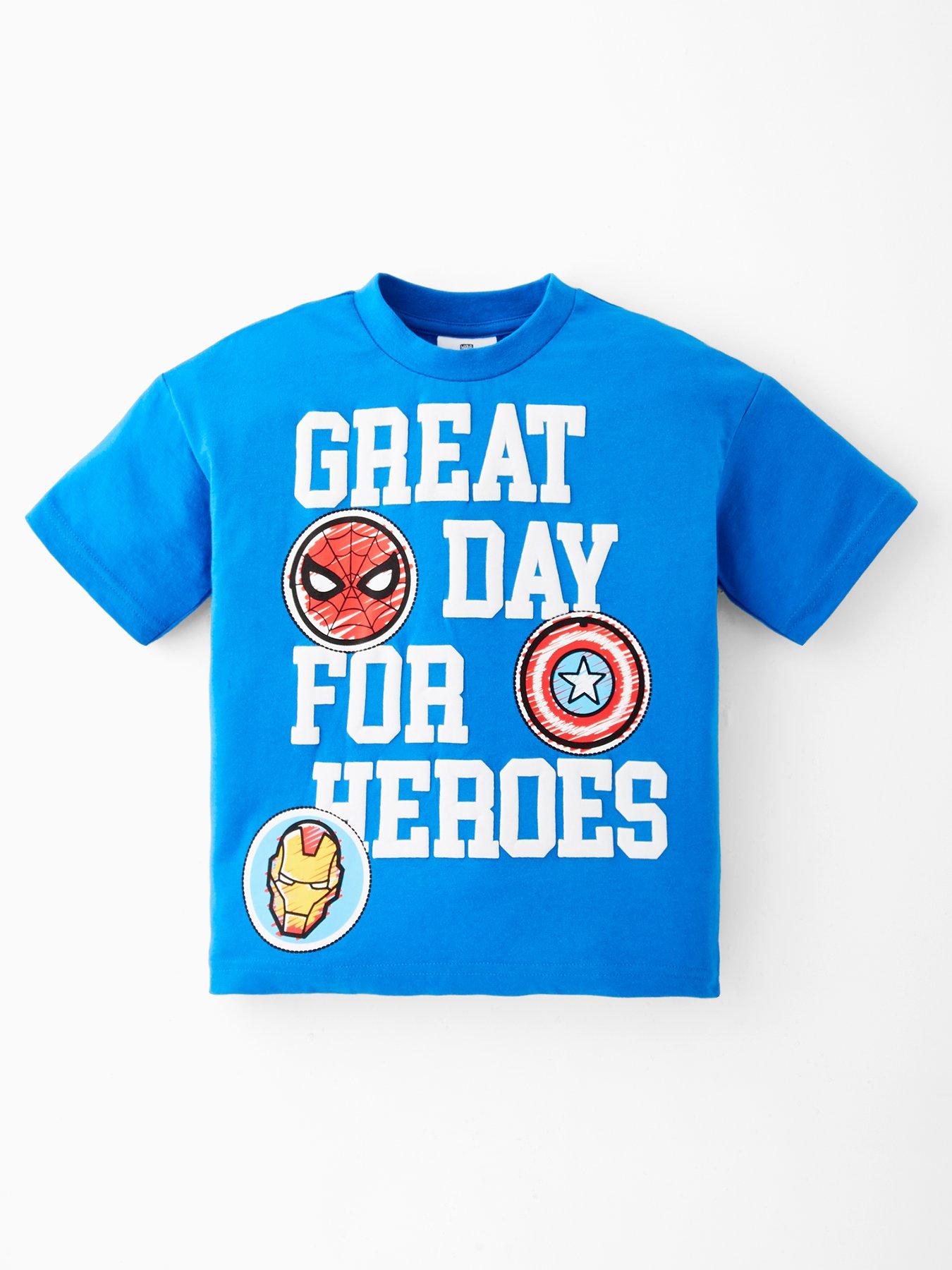 Marvel Heroes T-Shirt - Blue