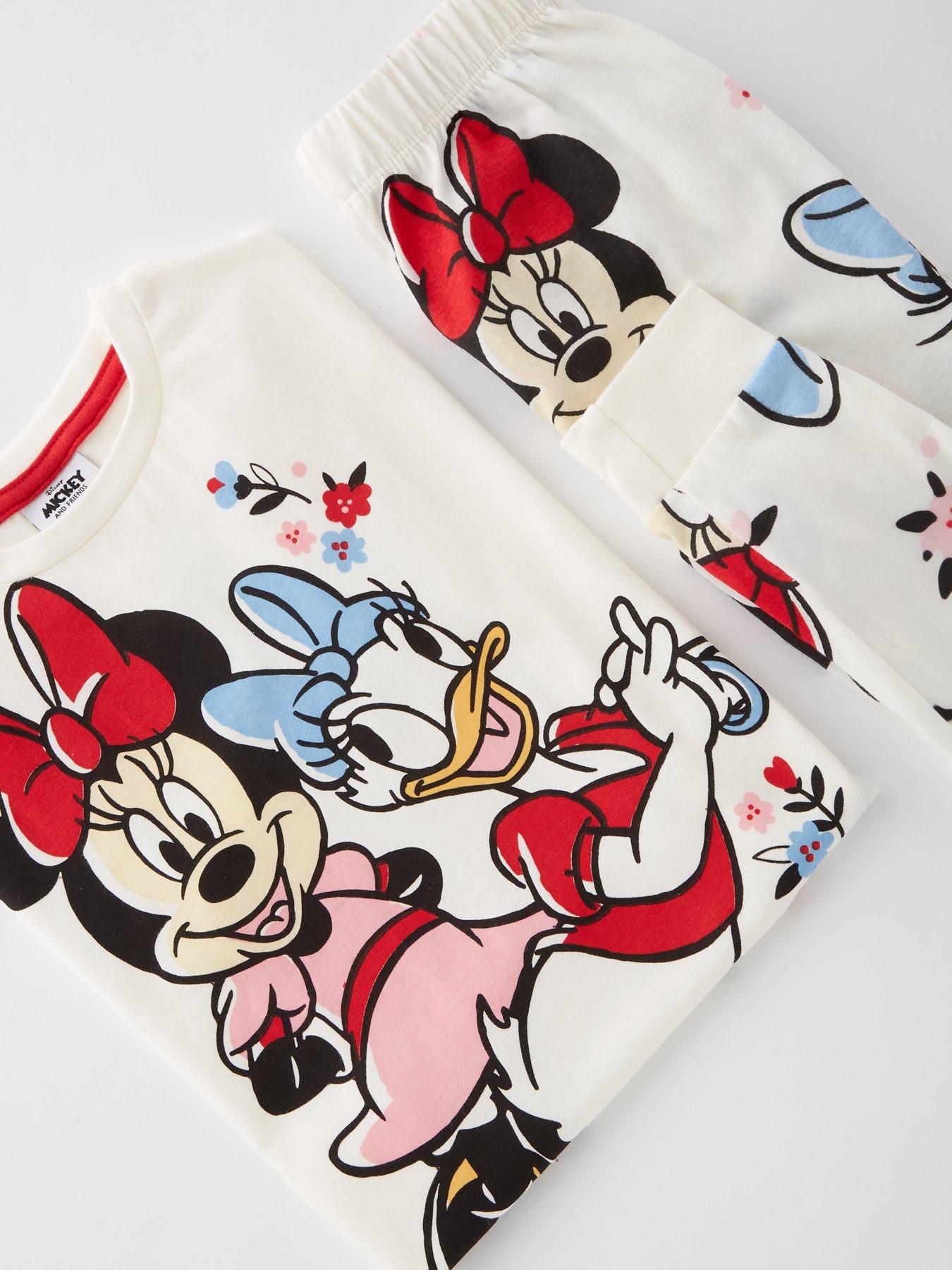 Image 3 of 4 of Minnie Mouse Disney&nbsp;Minnie Mouse And Daisy Duck Short Sleeve Pyjama Set - Pink
