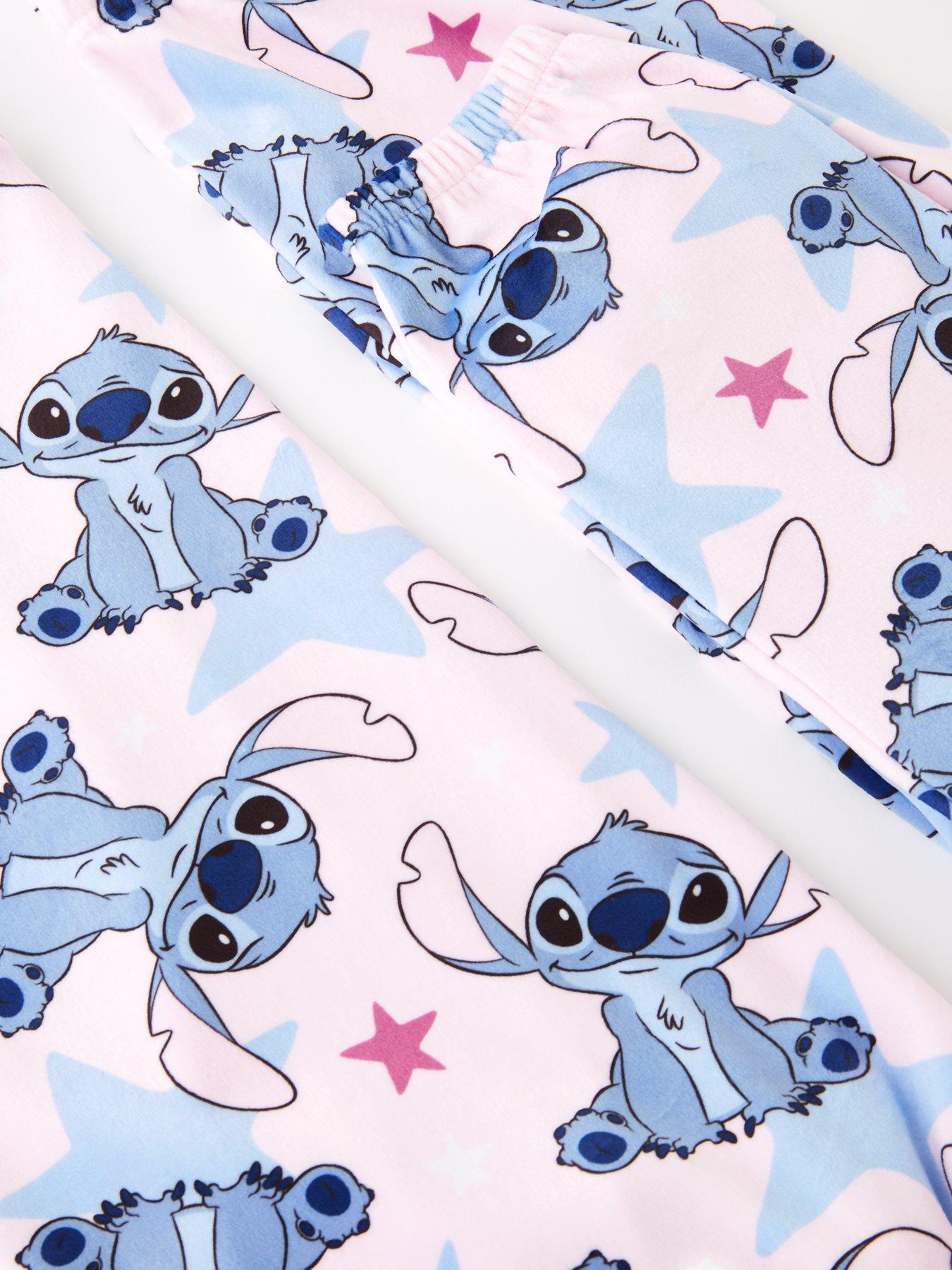 image of disney-lilo-stitch-disney-lilo-amp-stitch-fleece-pyjamas-pink