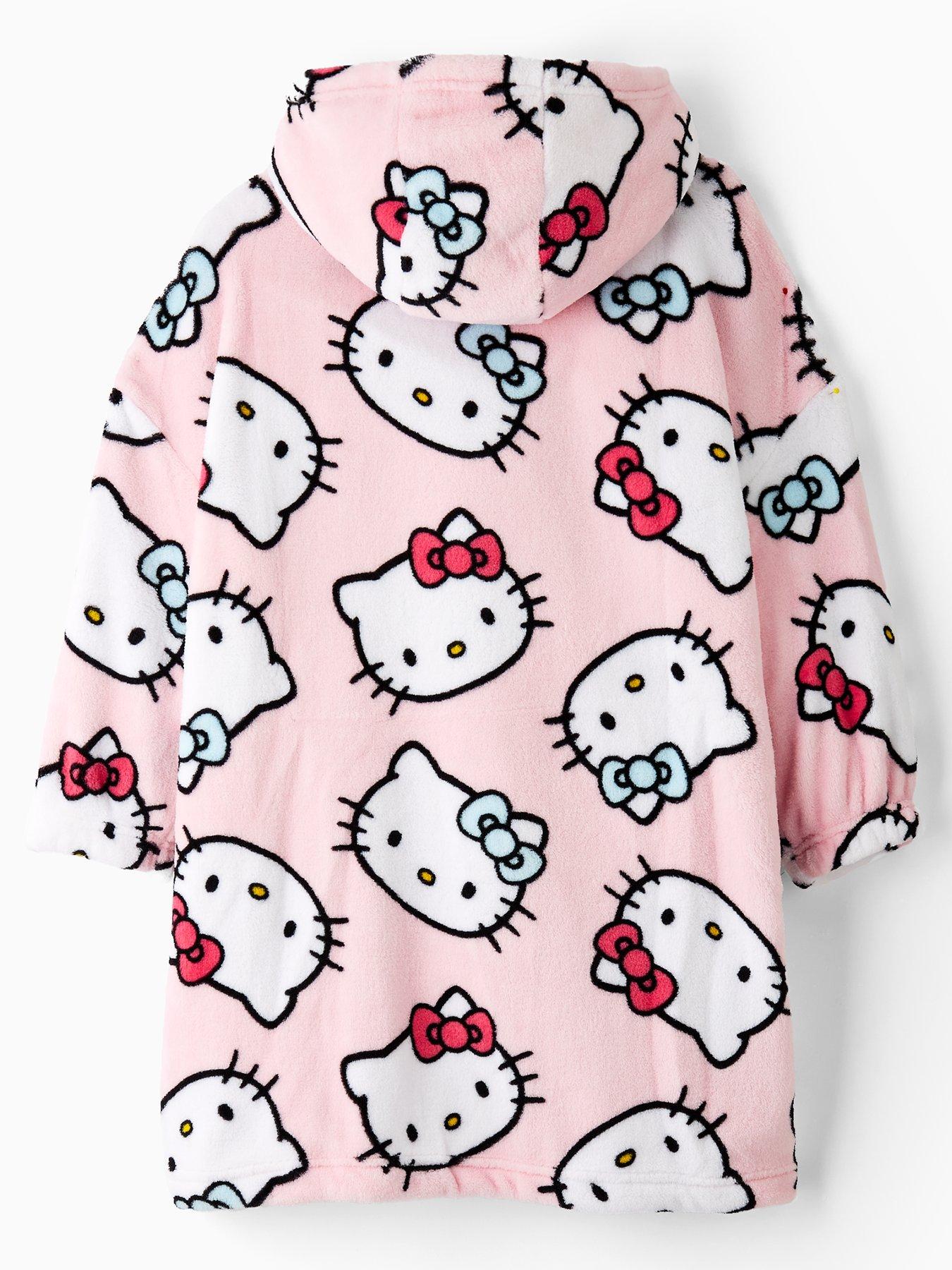 Image 2 of 4 of Hello Kitty Fleece Hooded Blanket - Pink