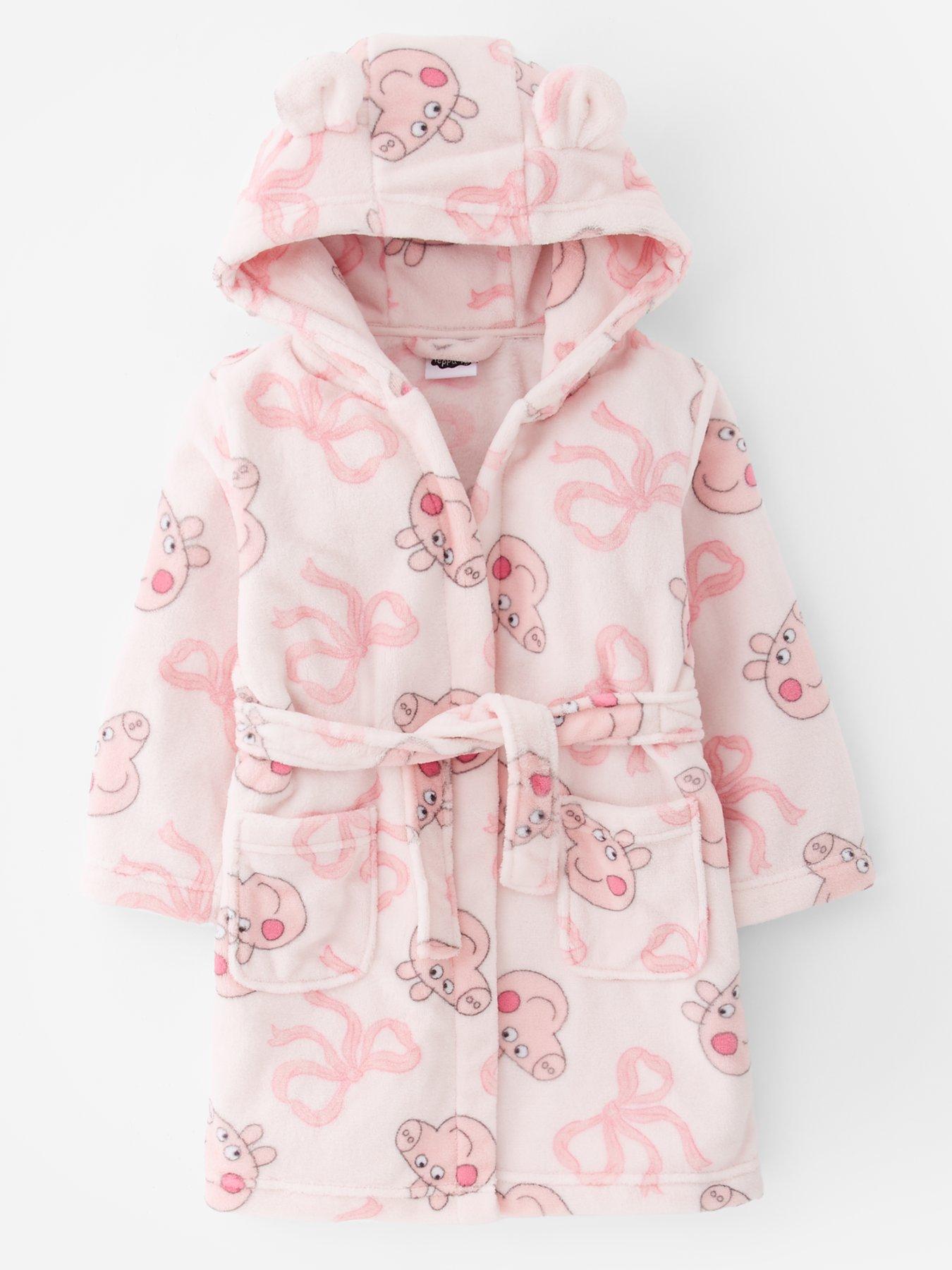 Peppa Pig Ears Detail Dressing Gown - Pink