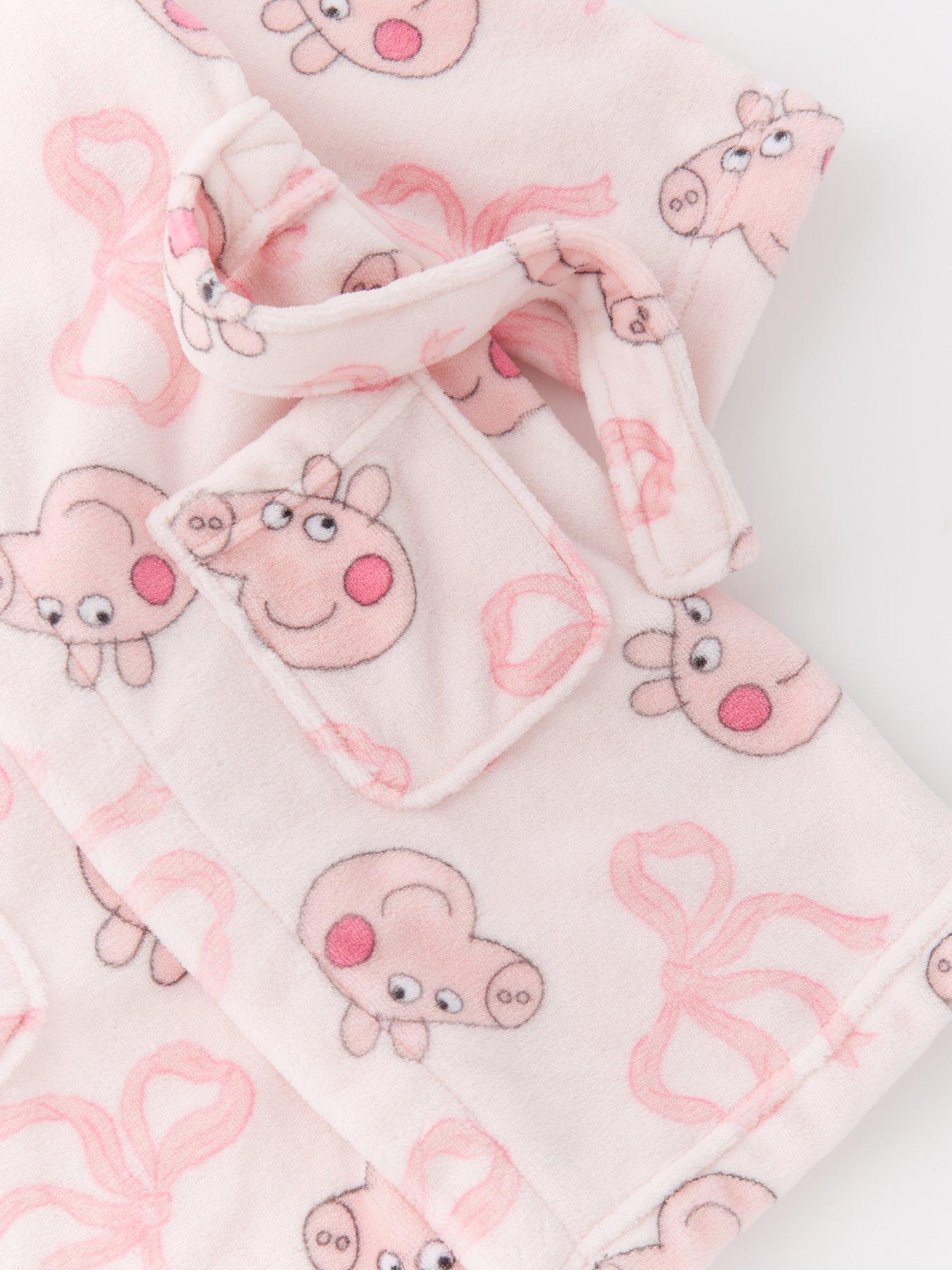 Image 4 of 4 of Peppa Pig Ears Detail Dressing Gown - Pink