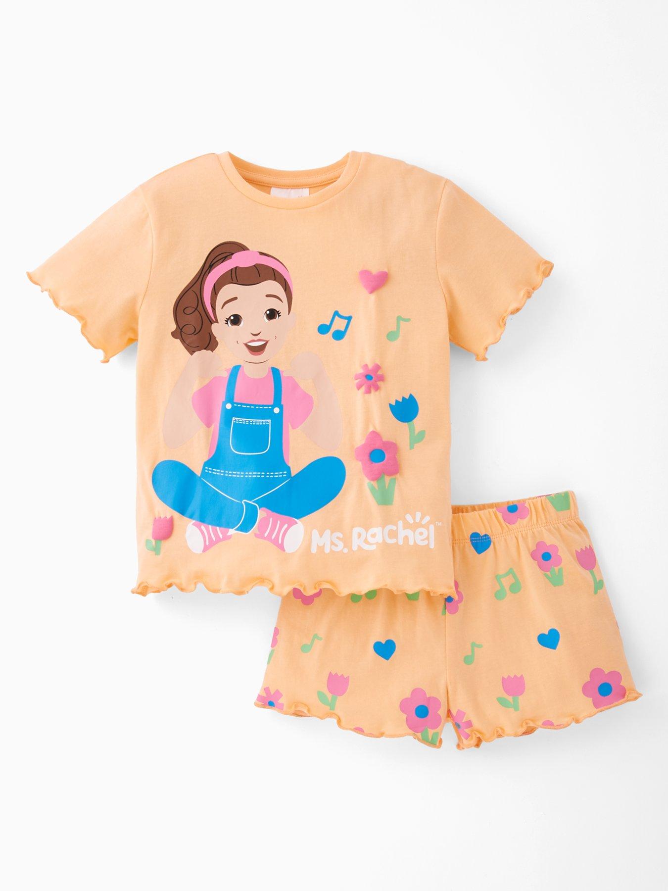 Image 1 of 5 of Bluey Ms Rachels Short Pyjama Set - Orange