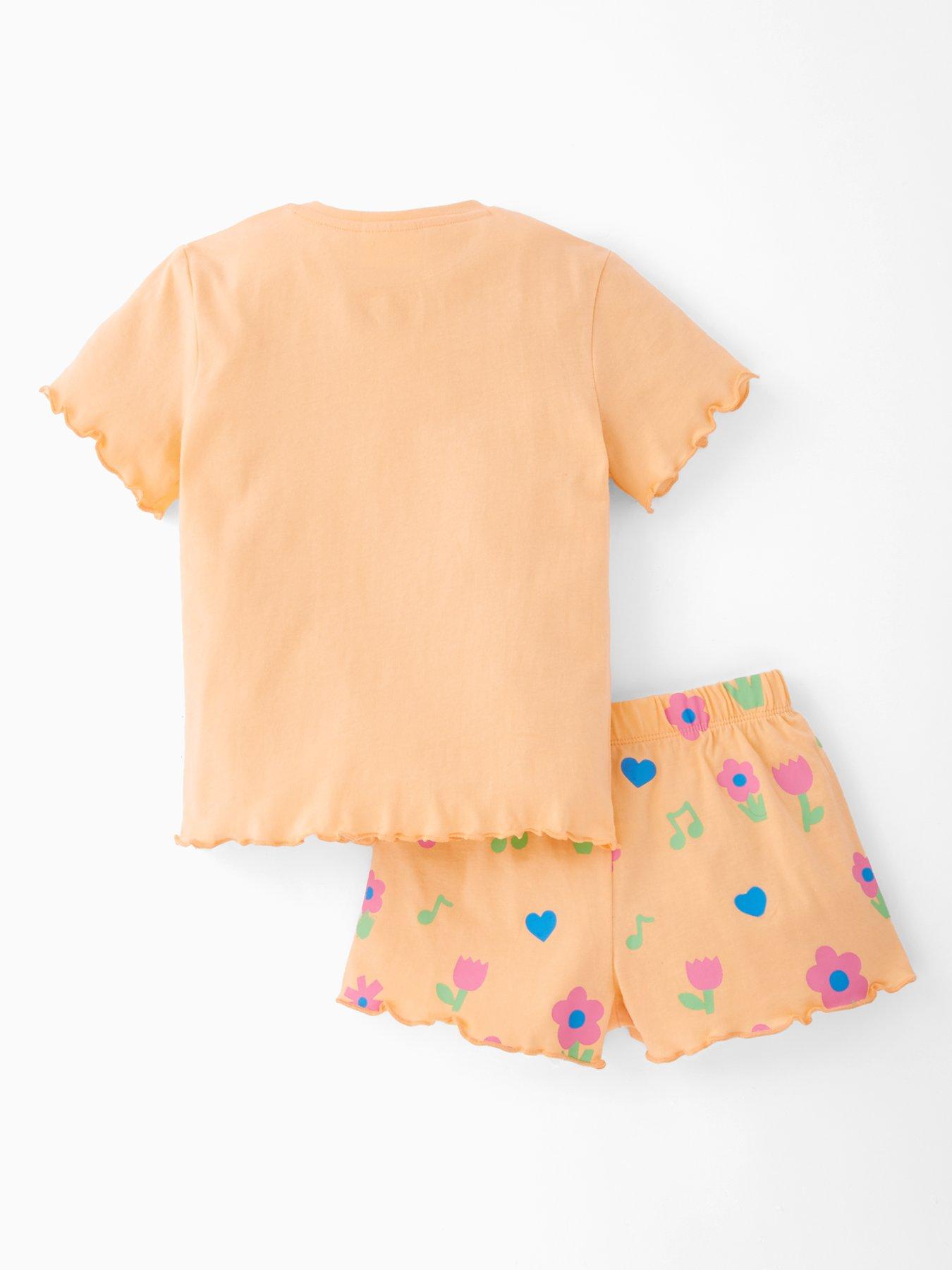 Image 2 of 5 of Bluey Ms Rachels Short Pyjama Set - Orange