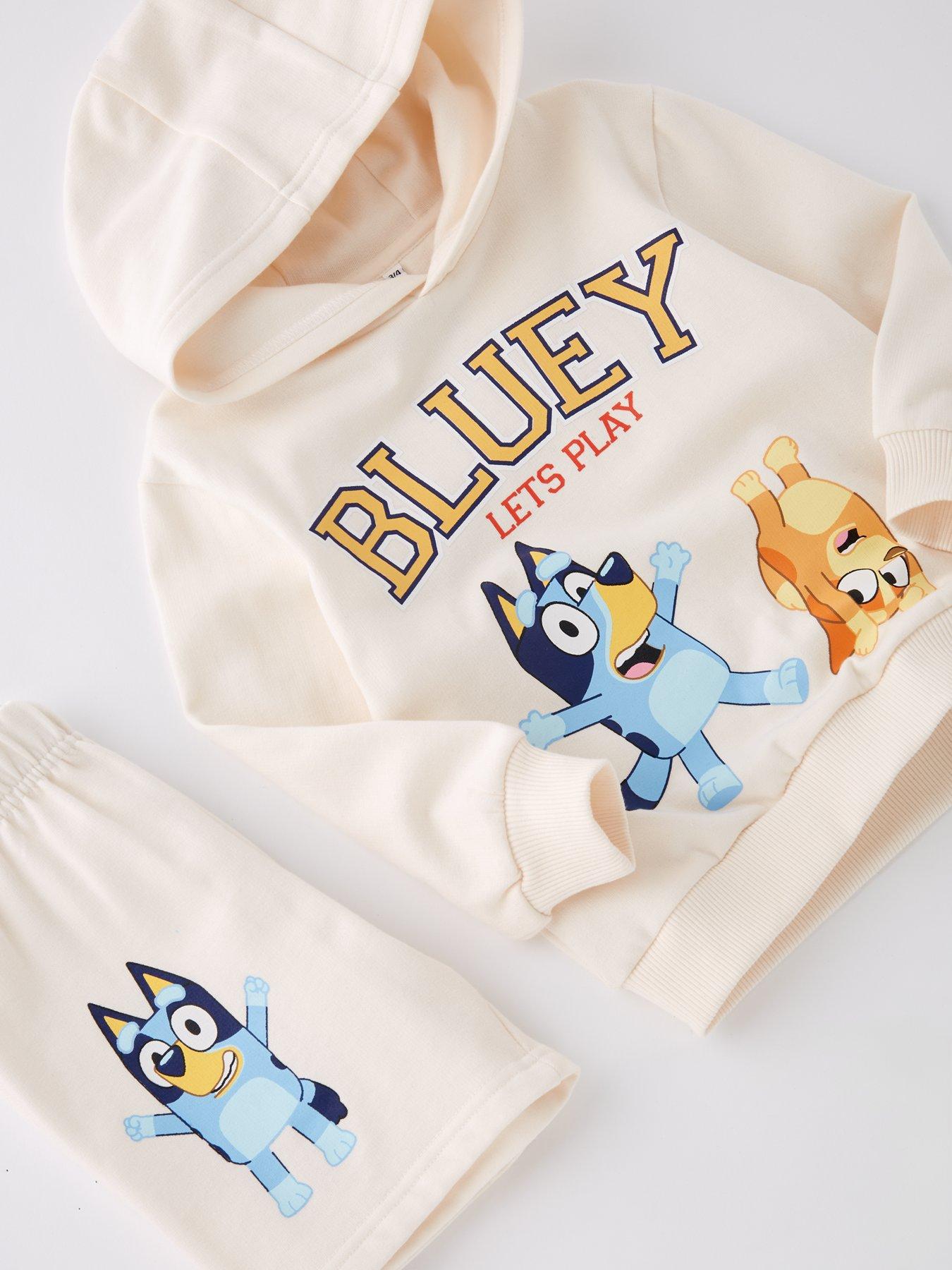 Image 3 of 6 of Bluey Bluey&nbsp;2 Piece Hoodie And Jogger Set - Beige