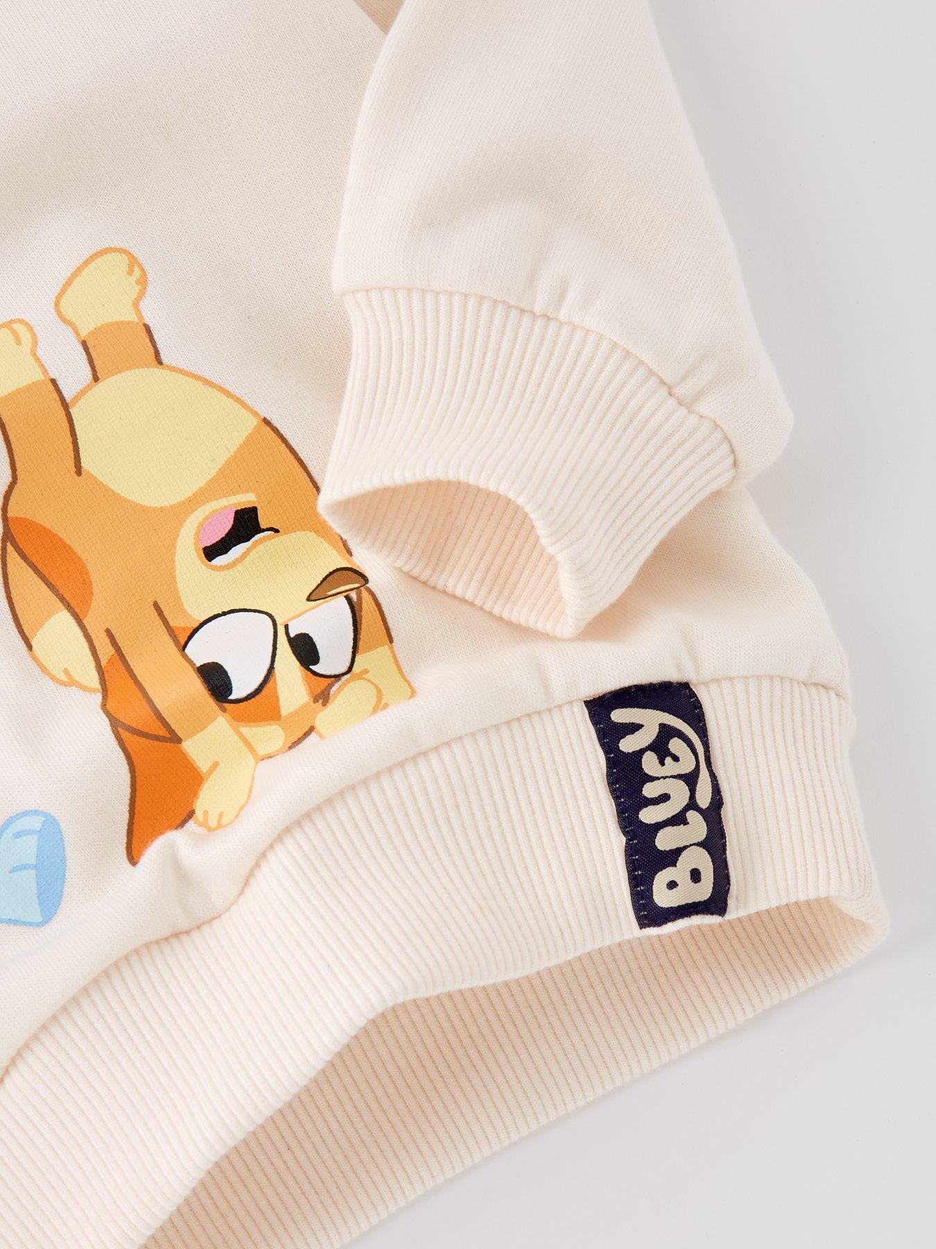 Image 5 of 6 of Bluey Bluey&nbsp;2 Piece Hoodie And Jogger Set - Beige