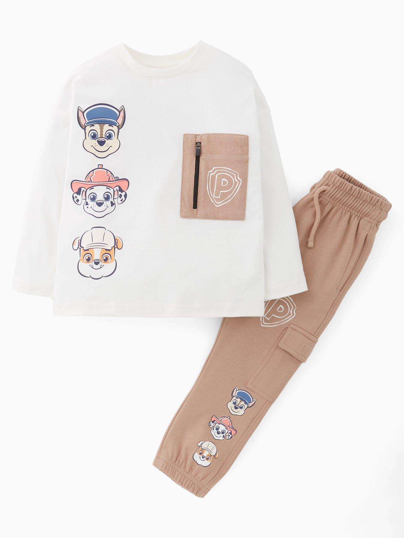 paw-patrol-cargo-jog-set-beige