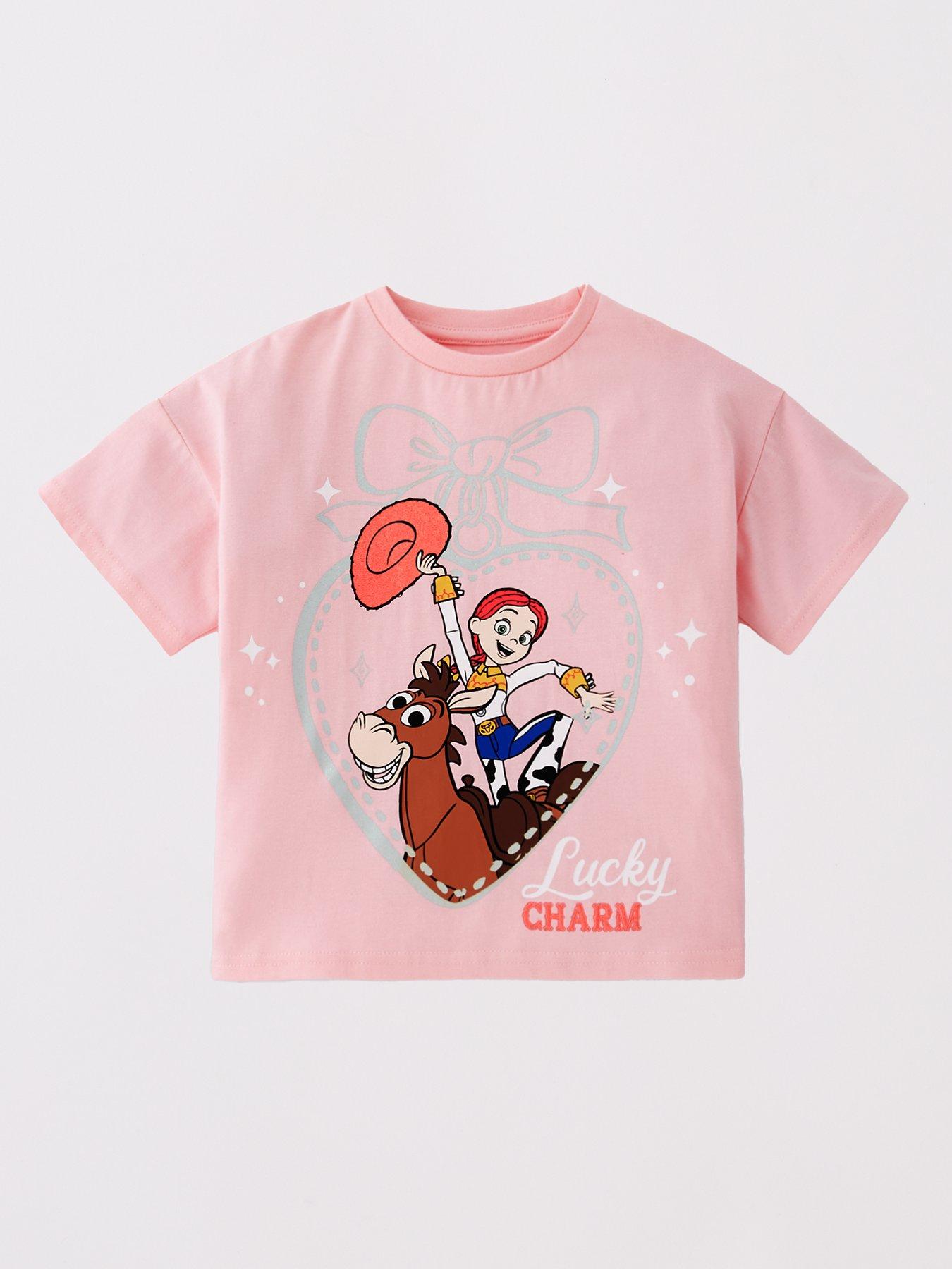 Toy Story Toy Story Jessie Heart T-Shirt - Pink