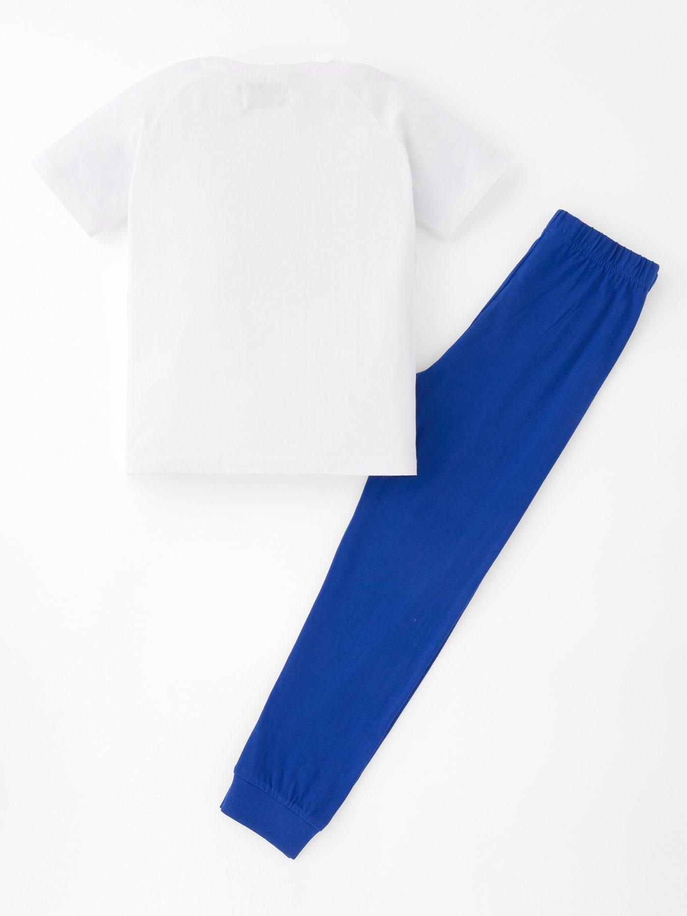 Image 2 of 4 of CF Real Madrid CF Real Madrid&nbsp;Short Sleeve Pyjamas - White/Blue