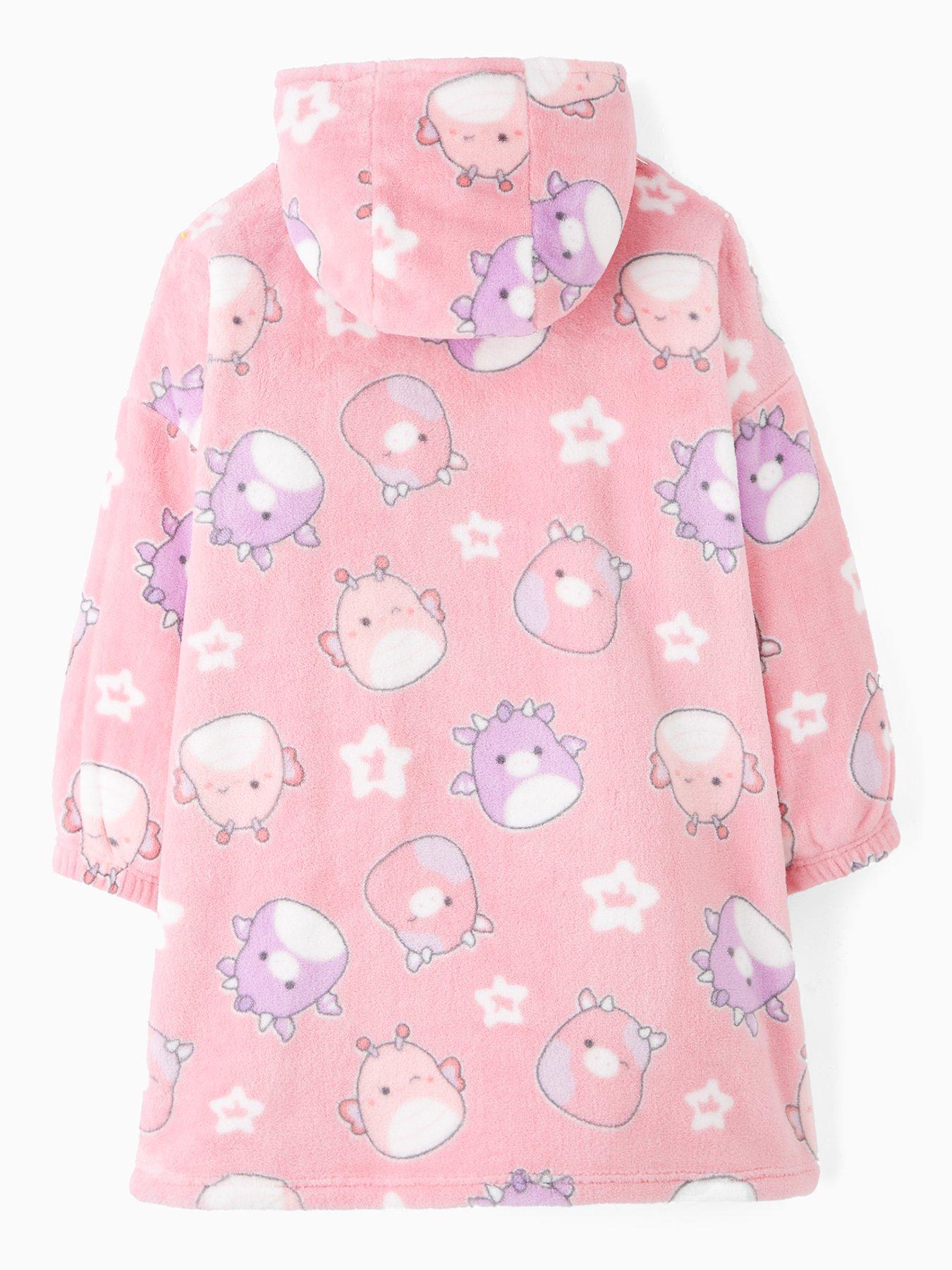  image of squishmallows-hooded-blanket-pink