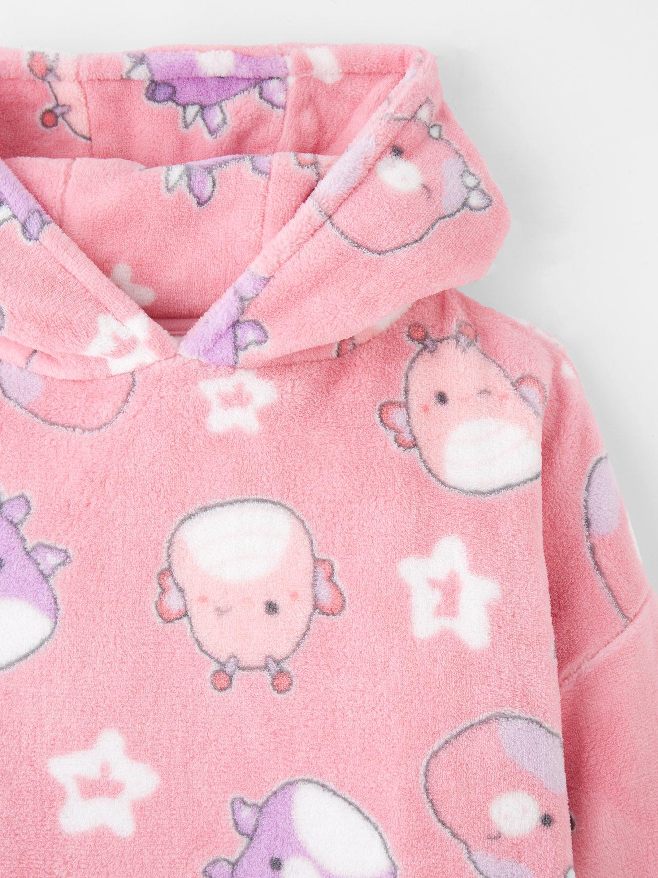  image of squishmallows-hooded-blanket-pink