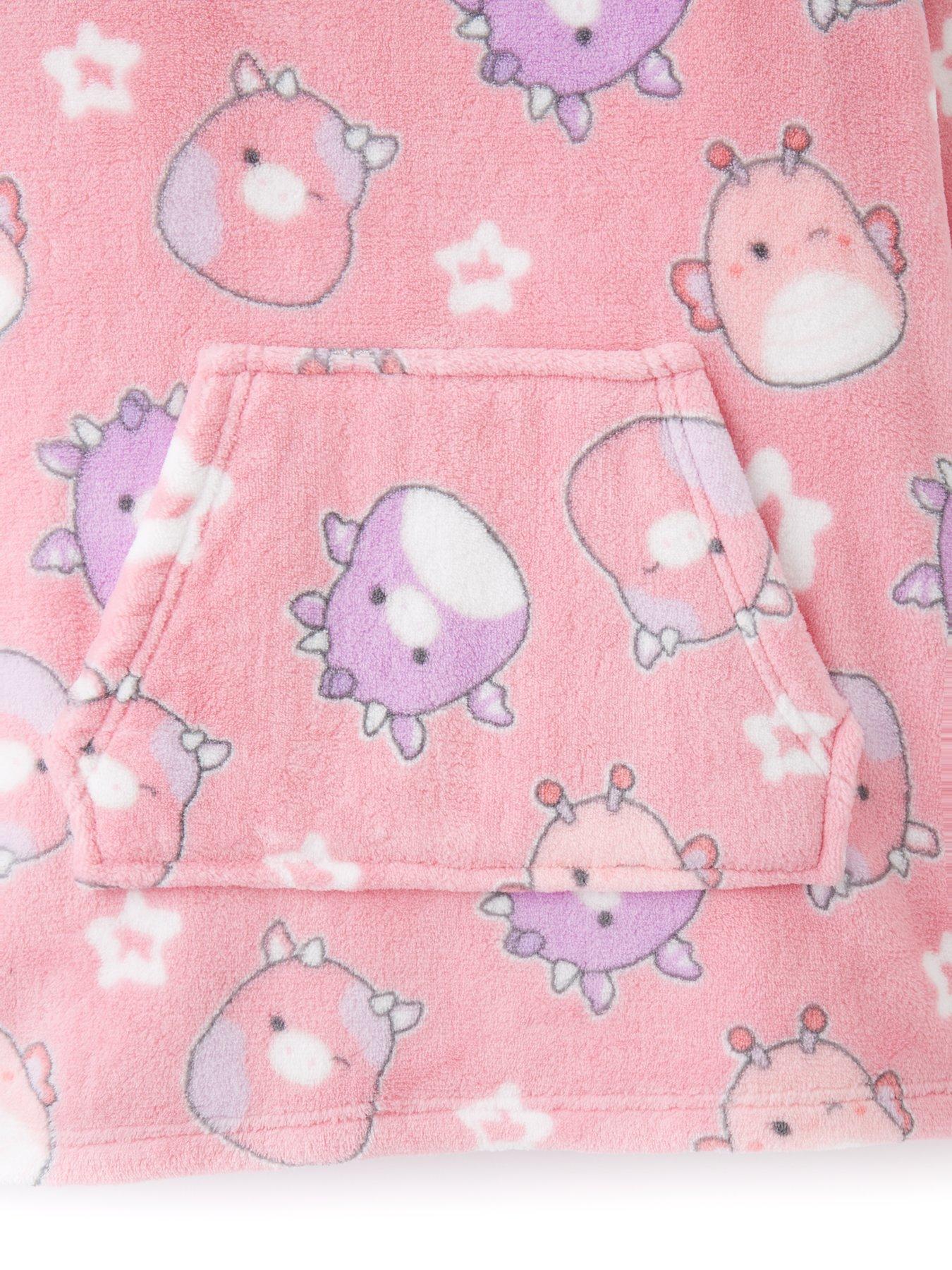  image of squishmallows-hooded-blanket-pink