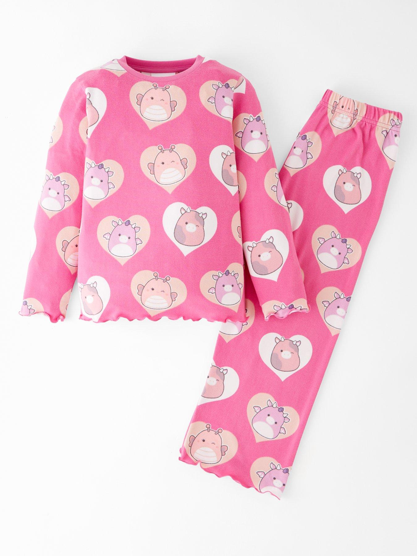 Squishmallows Snit Pyjamas - Pink