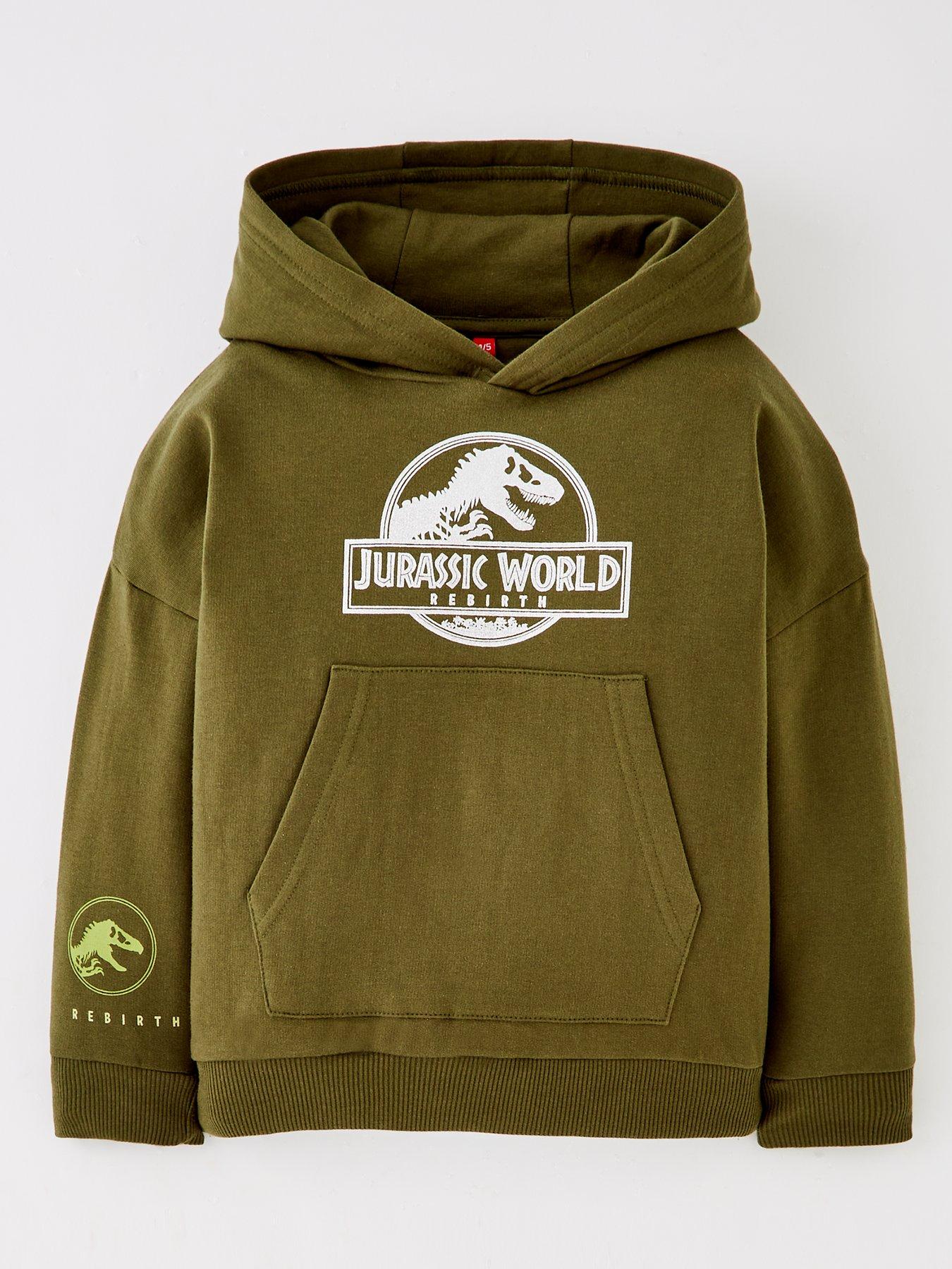 Image 1 of 4 of Jurassic Park Hoodie - Green