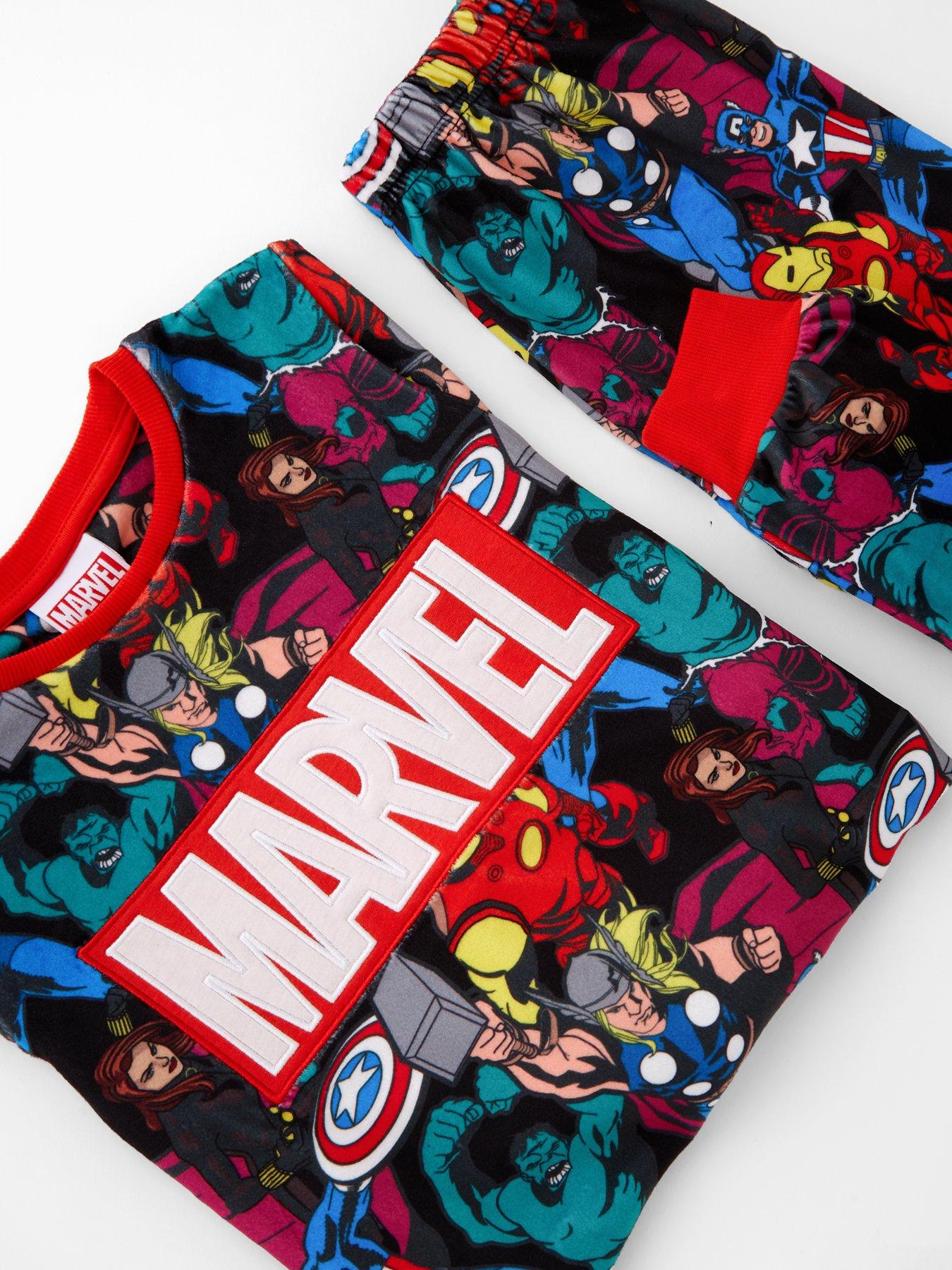 Image 5 of 5 of Marvel Fleece Pyjamas - Blue