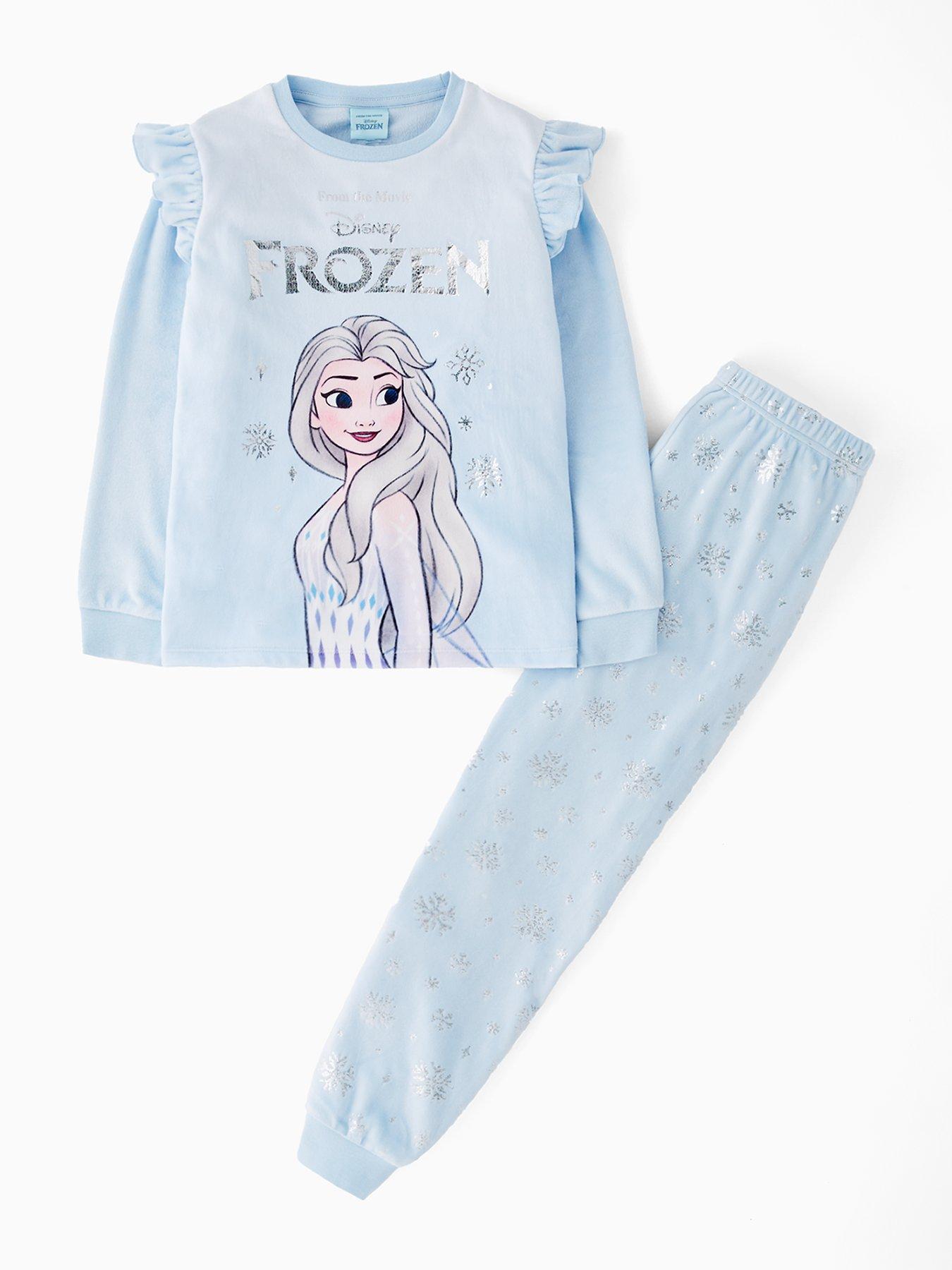Disney Frozen Foil Fleece Pyjamas - Blue