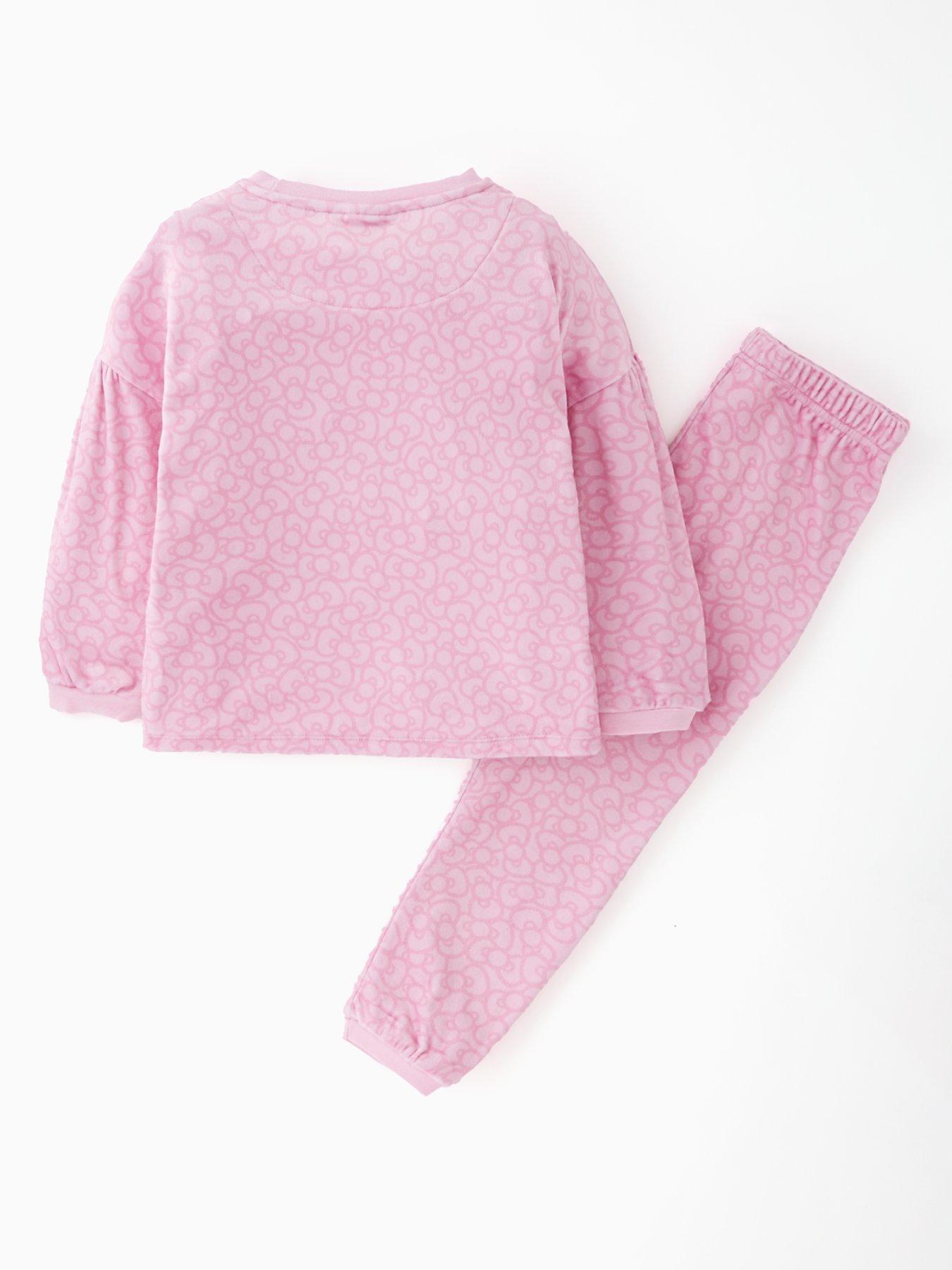 Image 2 of 4 of Hello Kitty Heart Fleece Pyjamas - Pink