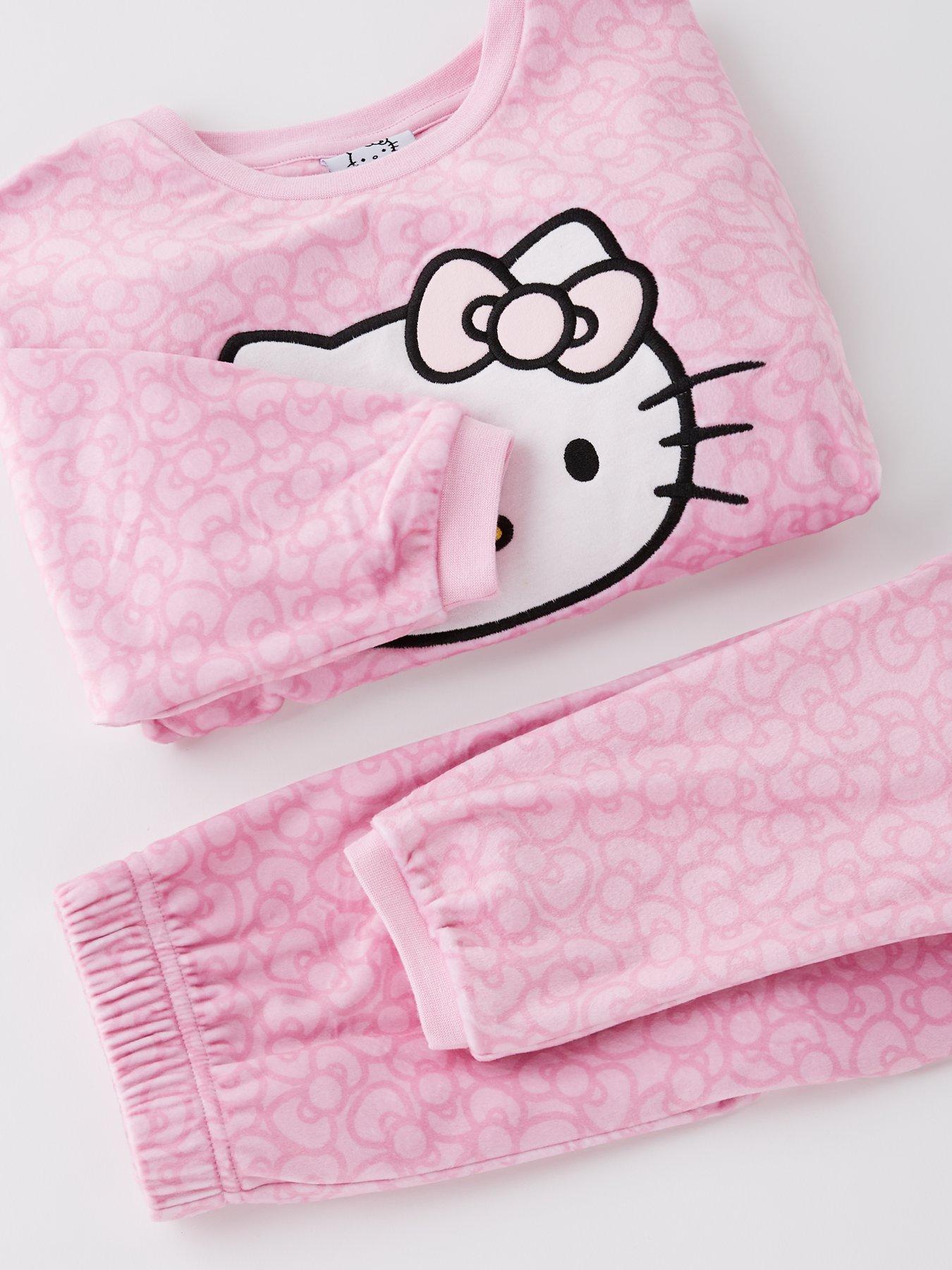 Image 3 of 4 of Hello Kitty Heart Fleece Pyjamas - Pink