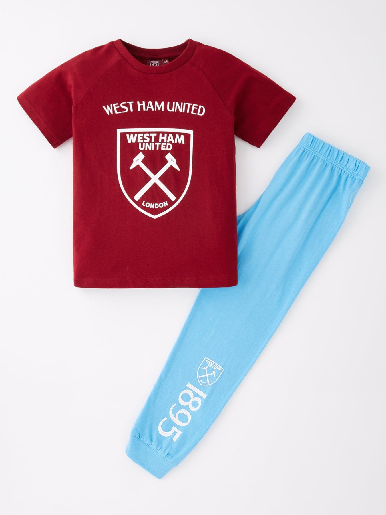 undefined West Ham United FC Football Short Sleeve Pyjamas - Multi