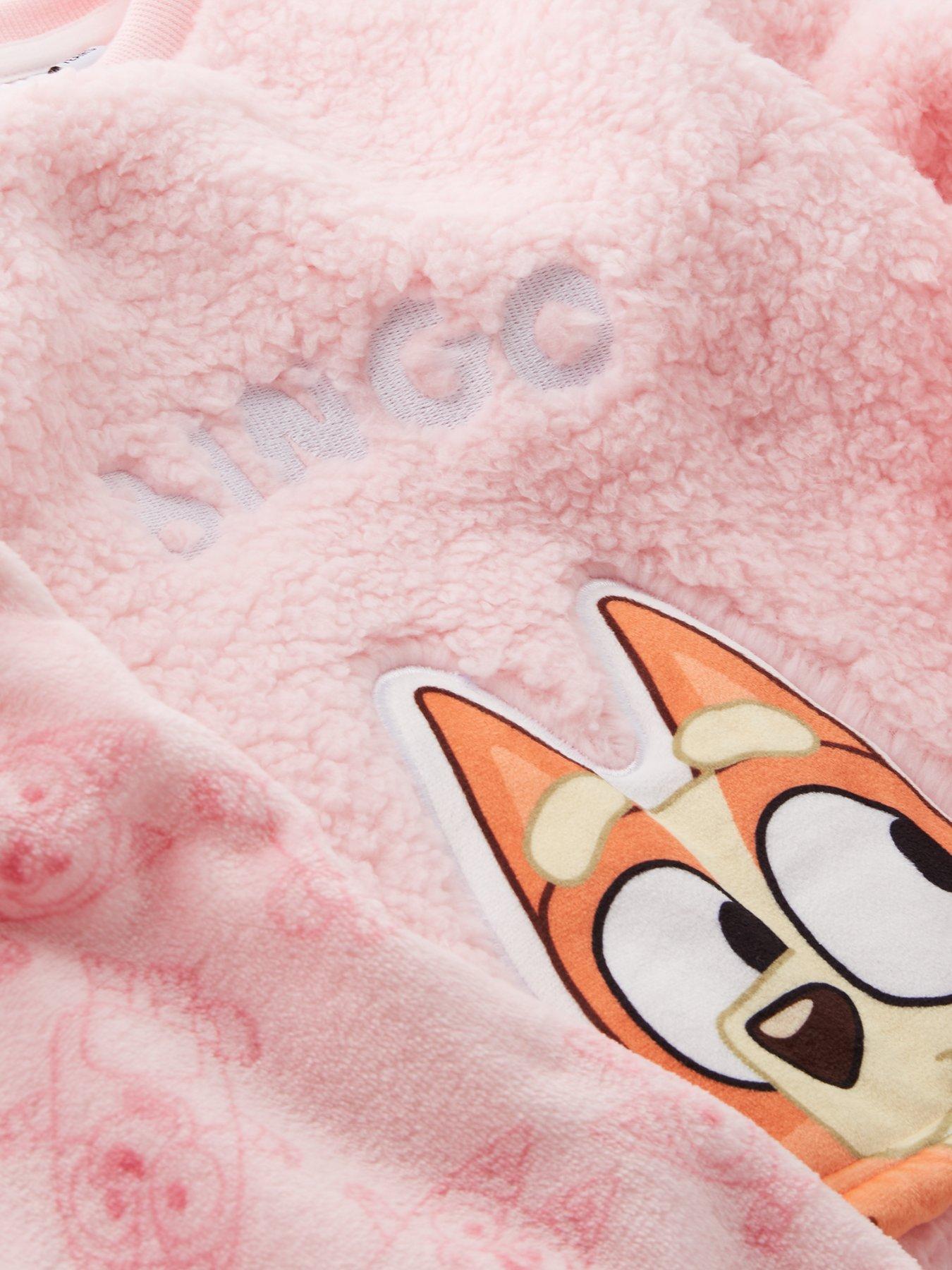  image of bluey-bingo-fleece-pyjamas-pink