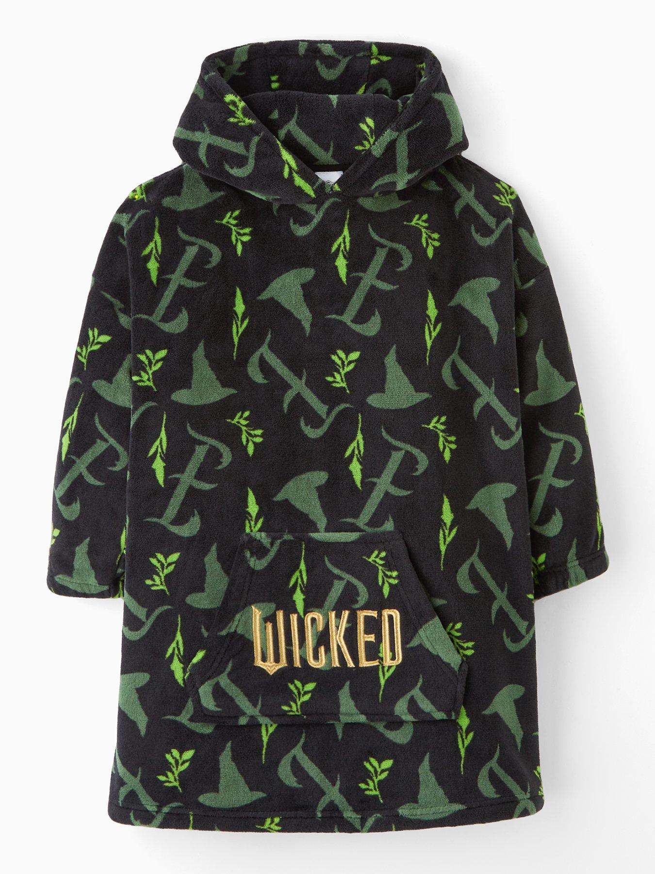 wicked-elphaba-hooded-blanket-green