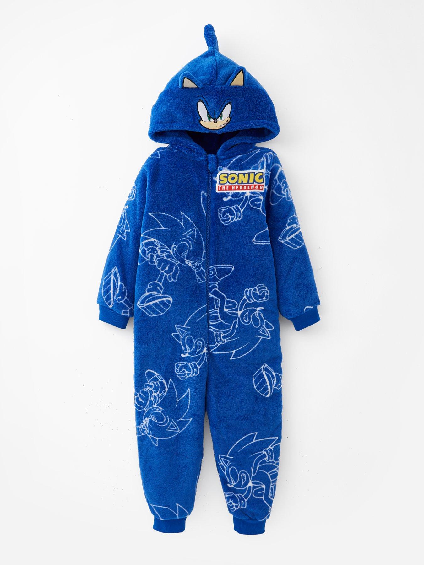 The Very Collection Sonic 3d Fleece All In One