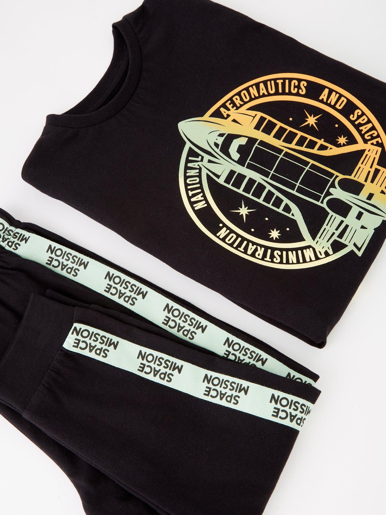 Image 3 of 4 of Nasa Long Sleeve Pyjamas - Grey