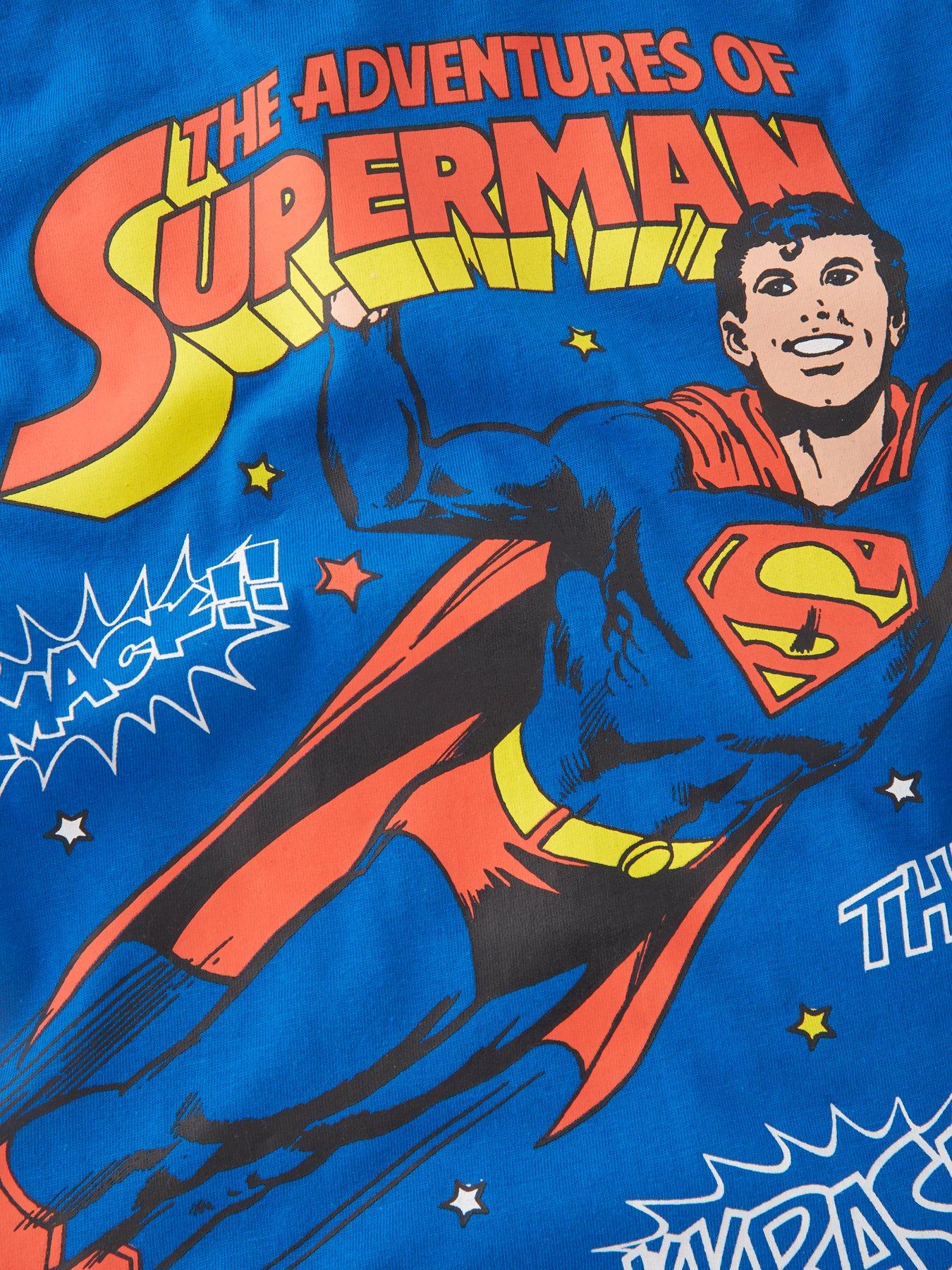 Image 5 of 6 of Superman Superman&nbsp;Short Sleeve Pyjamas - Blue
