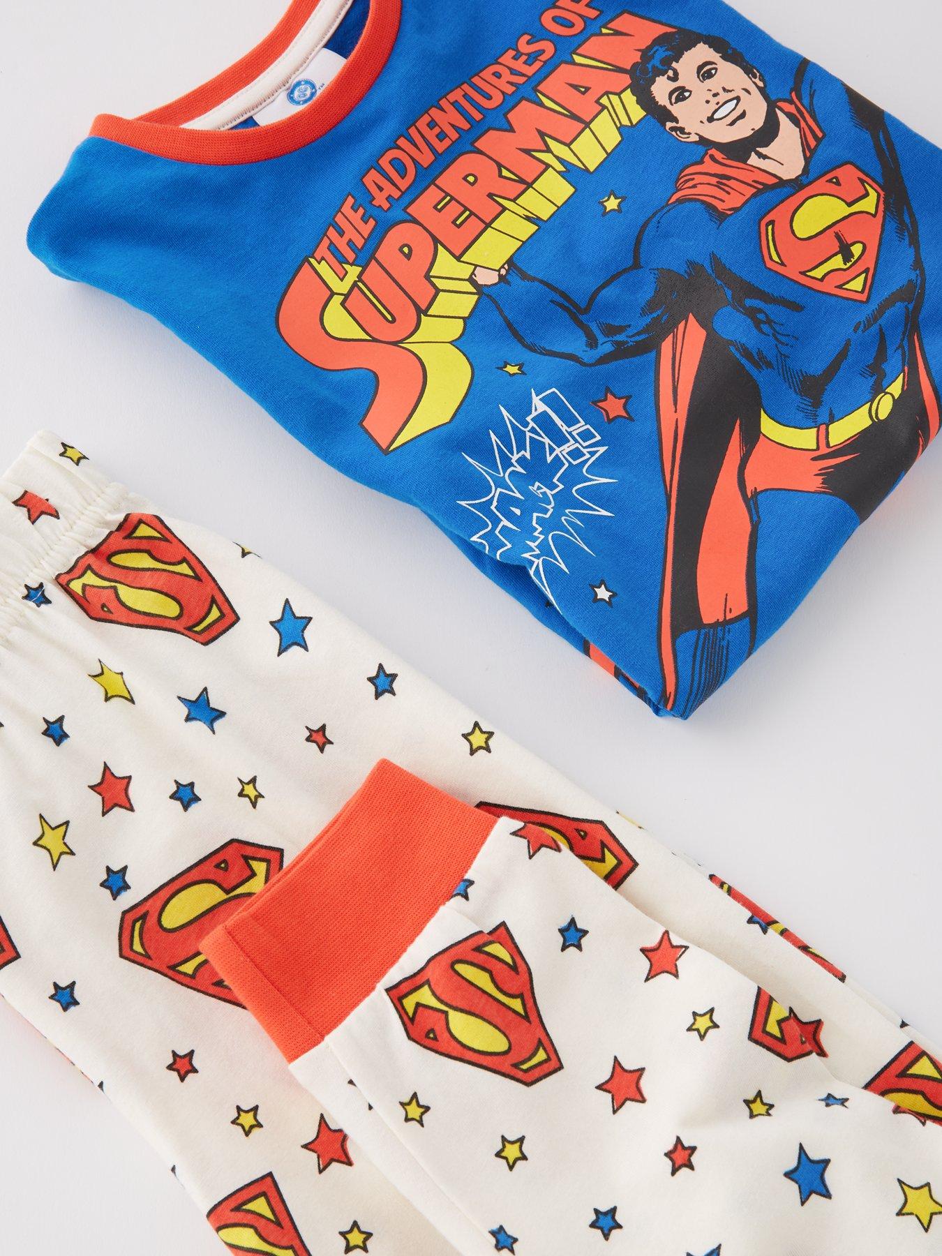 Image 6 of 6 of Superman Superman&nbsp;Short Sleeve Pyjamas - Blue