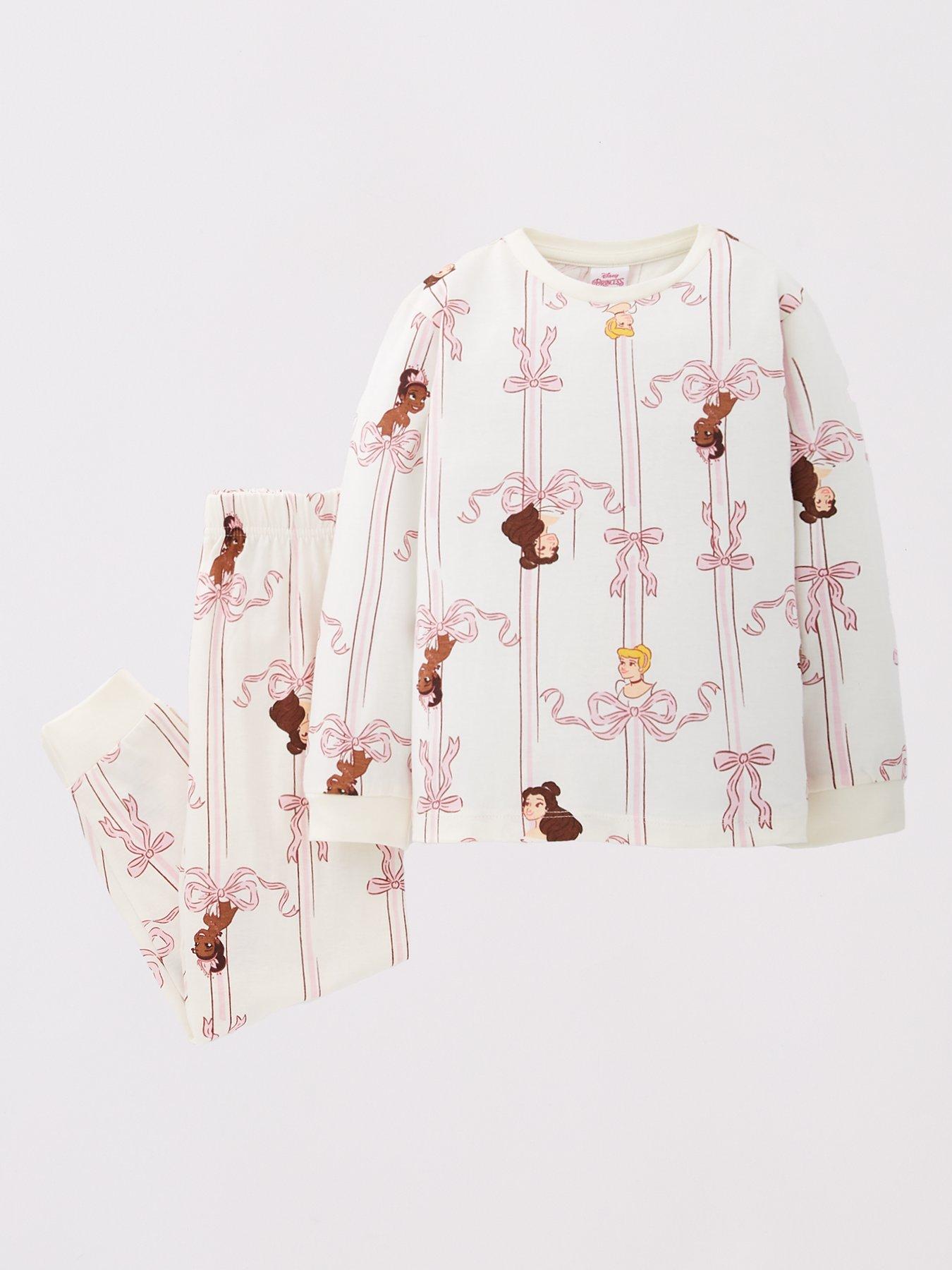 Image 2 of 5 of Disney Princess 2 Pack Pyjamas - Pink