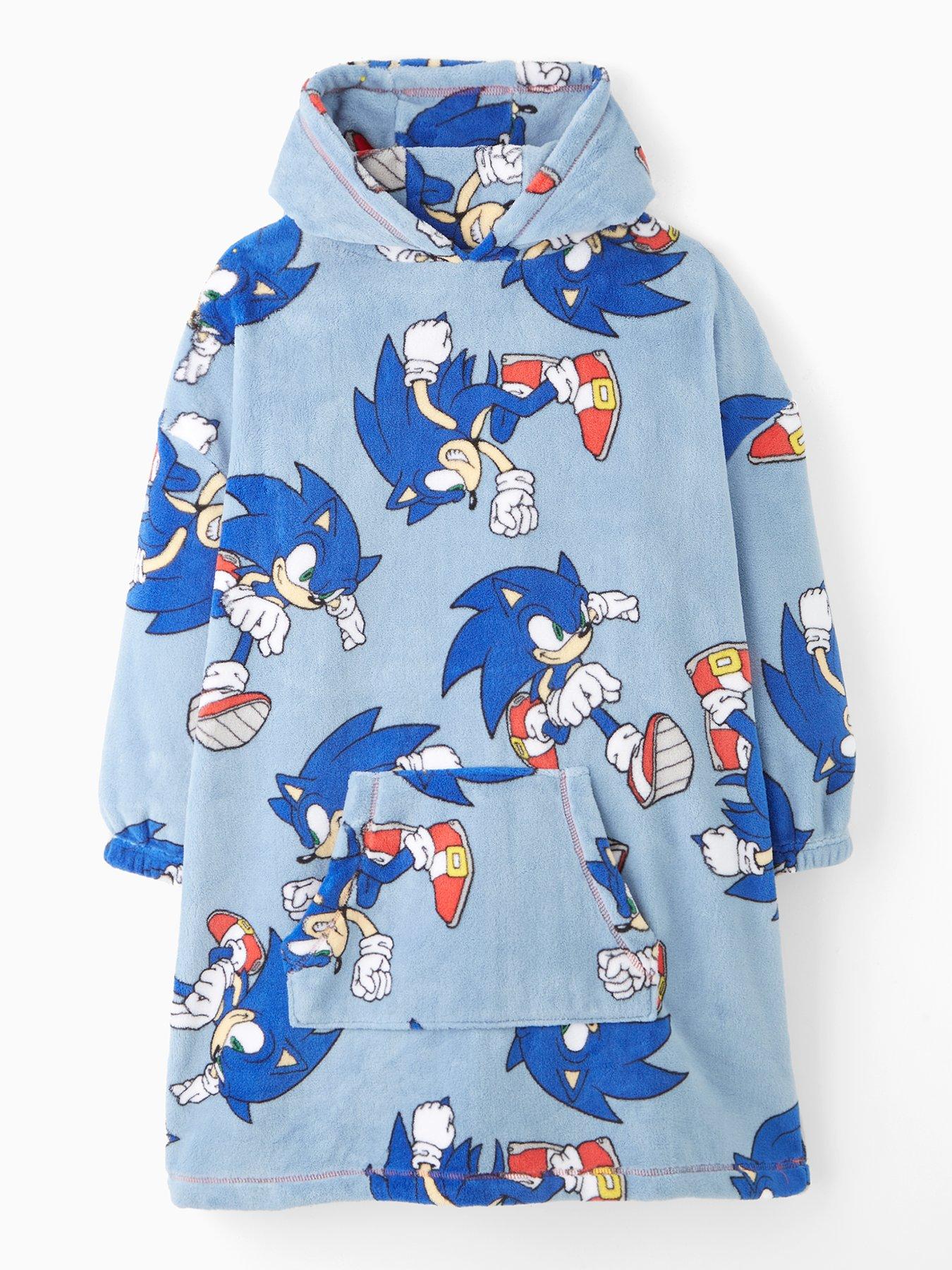 Sonic the Hedgehog Hooded Fleece Blanket - White