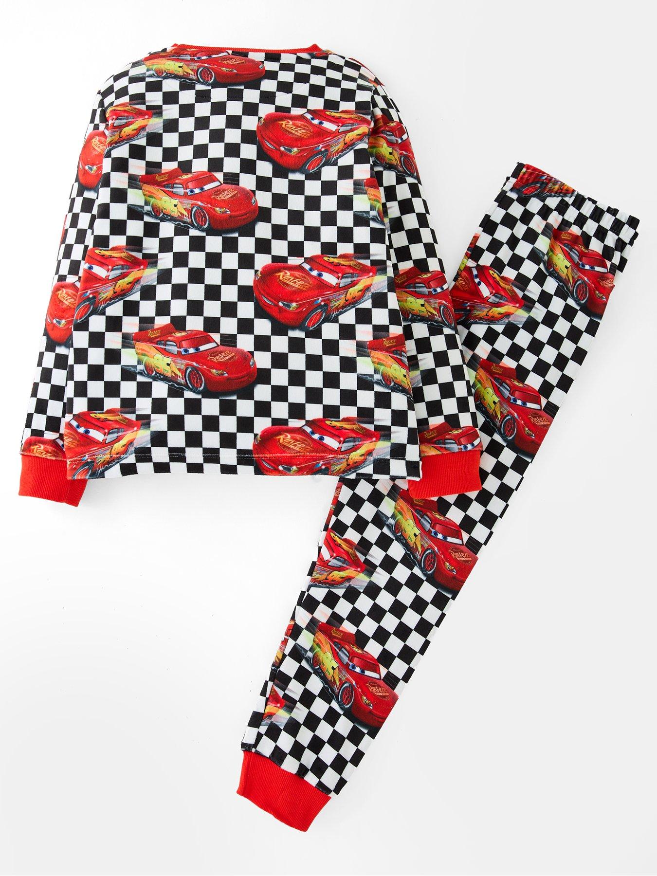 Image 2 of 4 of Disney Cars Lightning Mcqueen Fleece Pyjamas