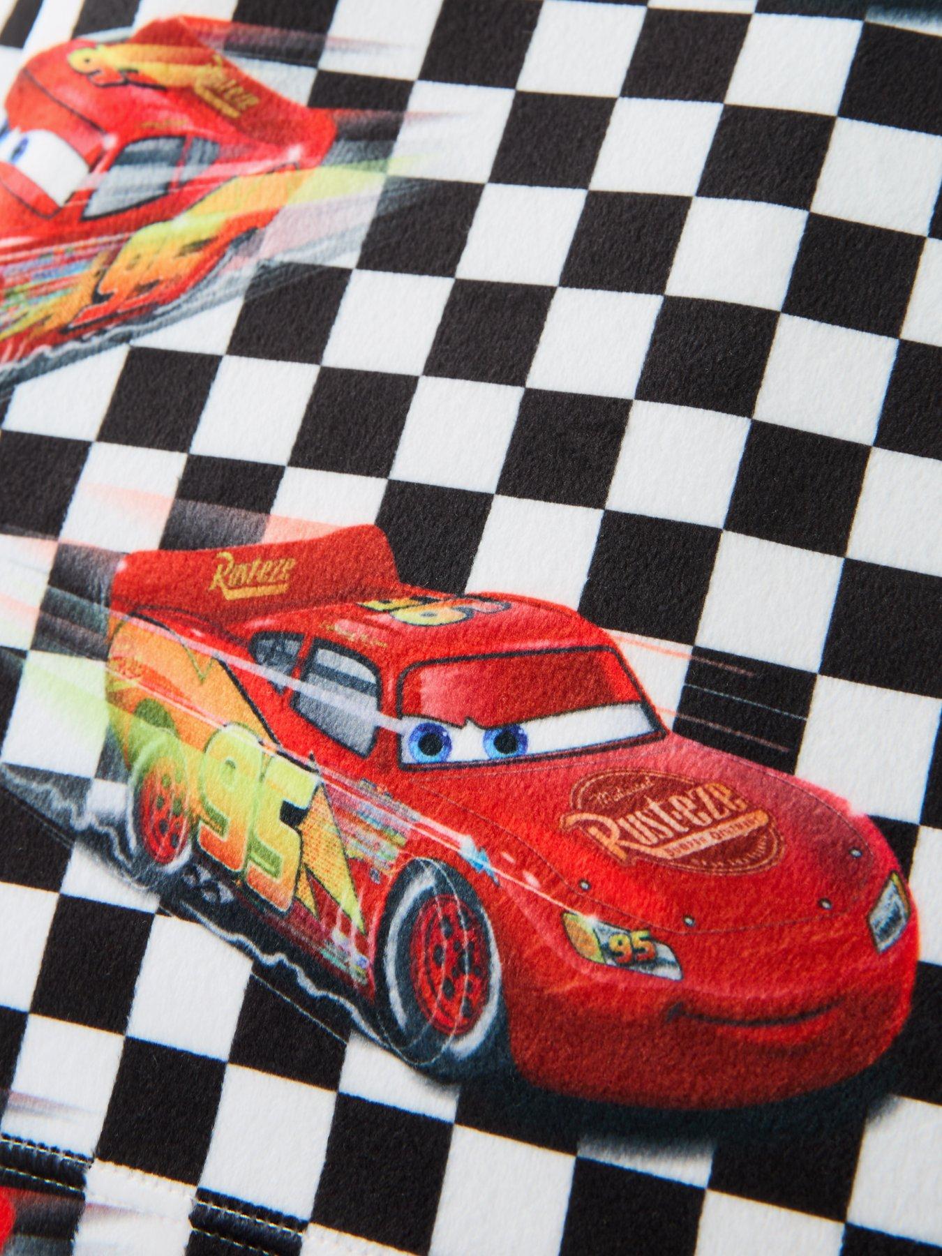  image of disney-cars-cars-all-over-print-fleece-pyjamas-black