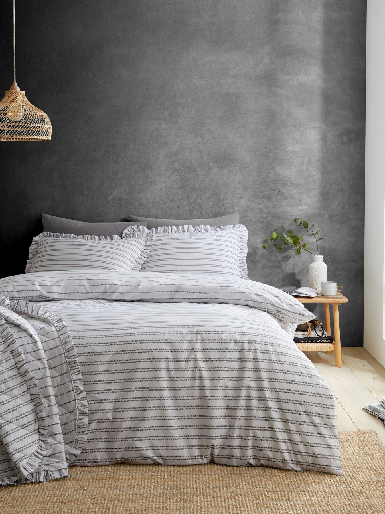 style-sisters-frill-stripe-100-cotton-duvet-set