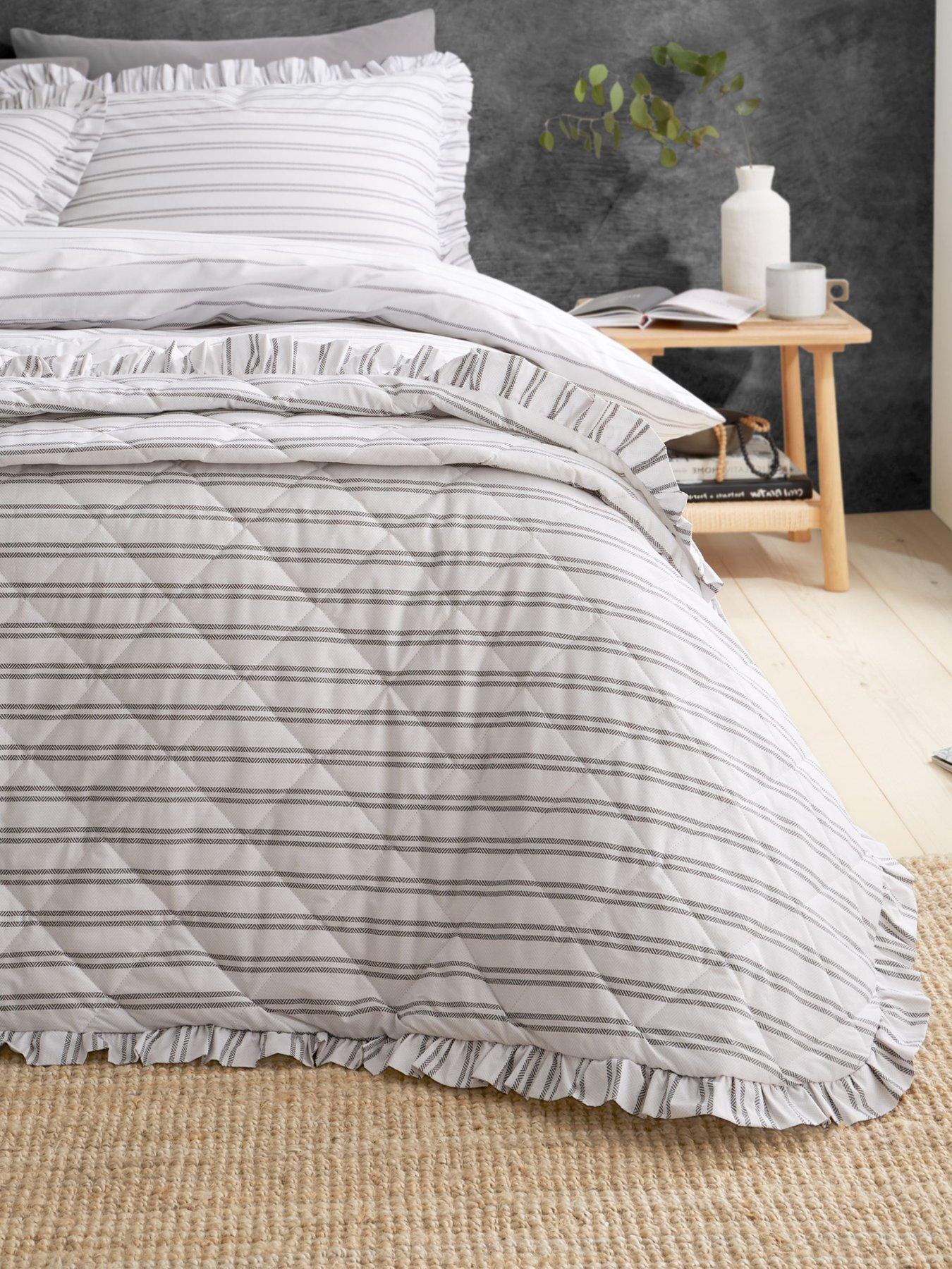 style-sisters-frill-stripe-100-cotton-bedspread-220-x-230cm