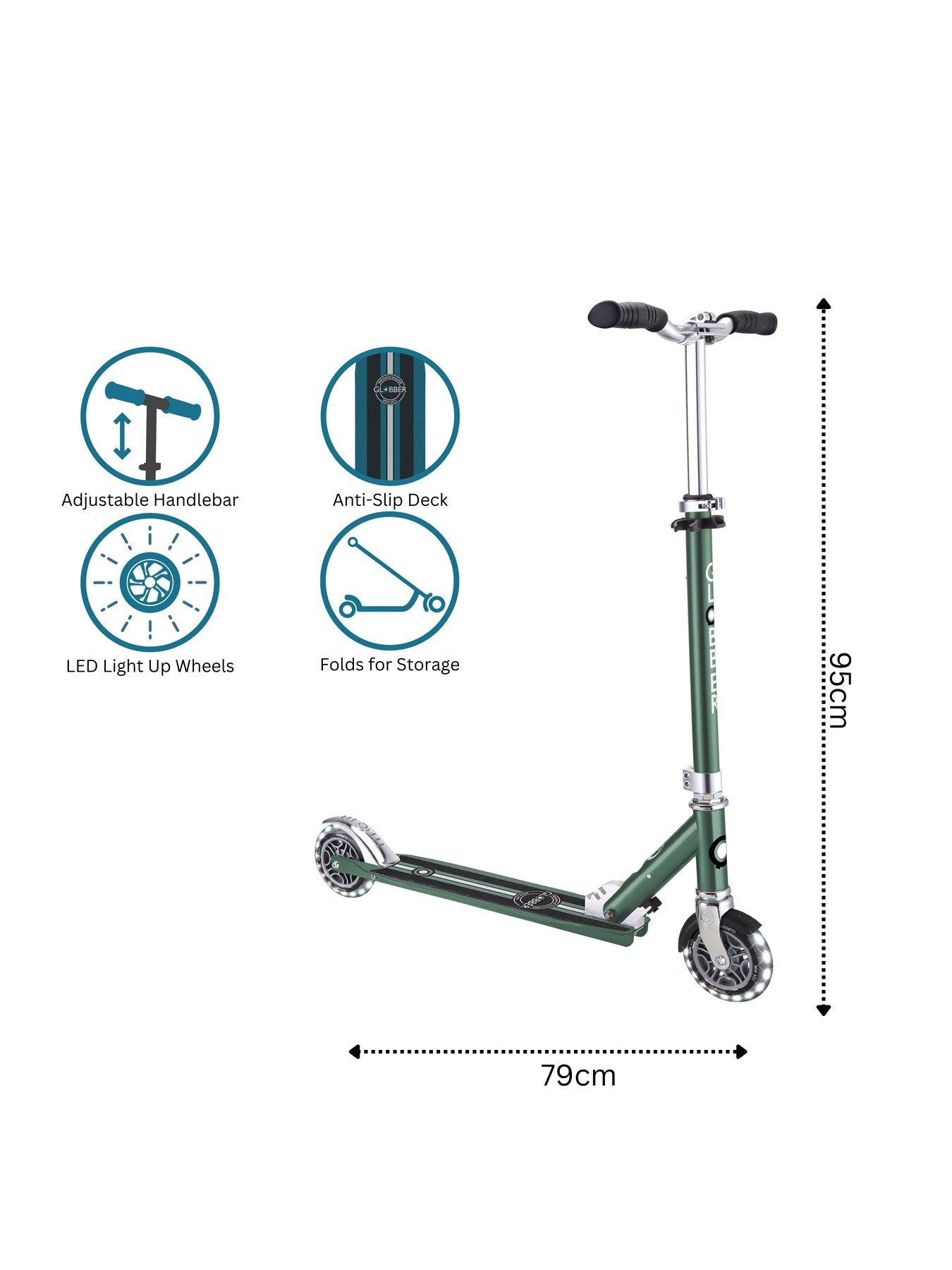 Image 7 of 7 of GLOBBER Flow Element Lights Scooter&nbsp;- Olive
