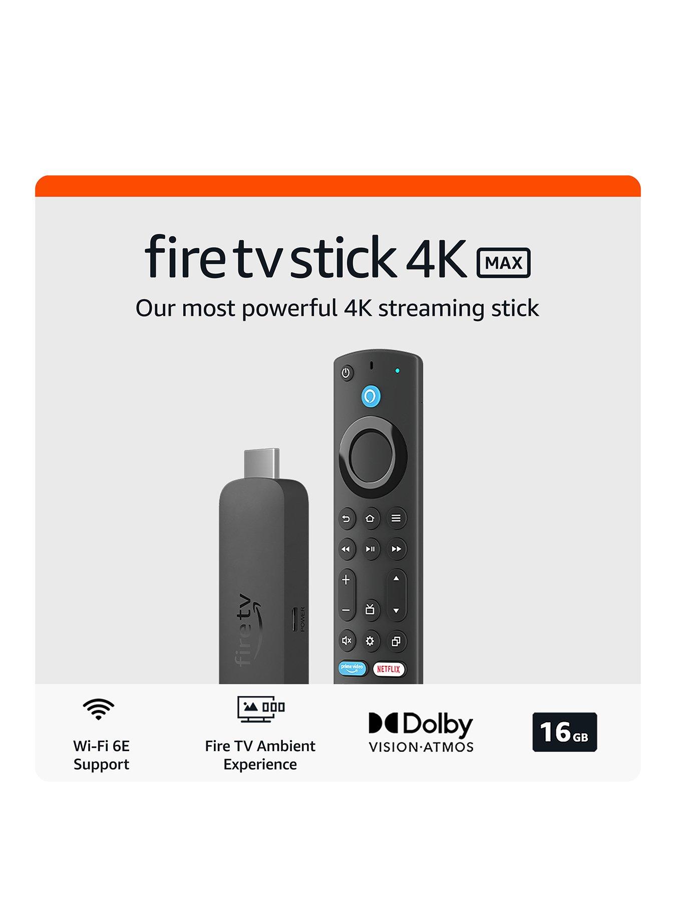 Amazon Fire TV Stick 4K Max streaming device (Newest gen), TV