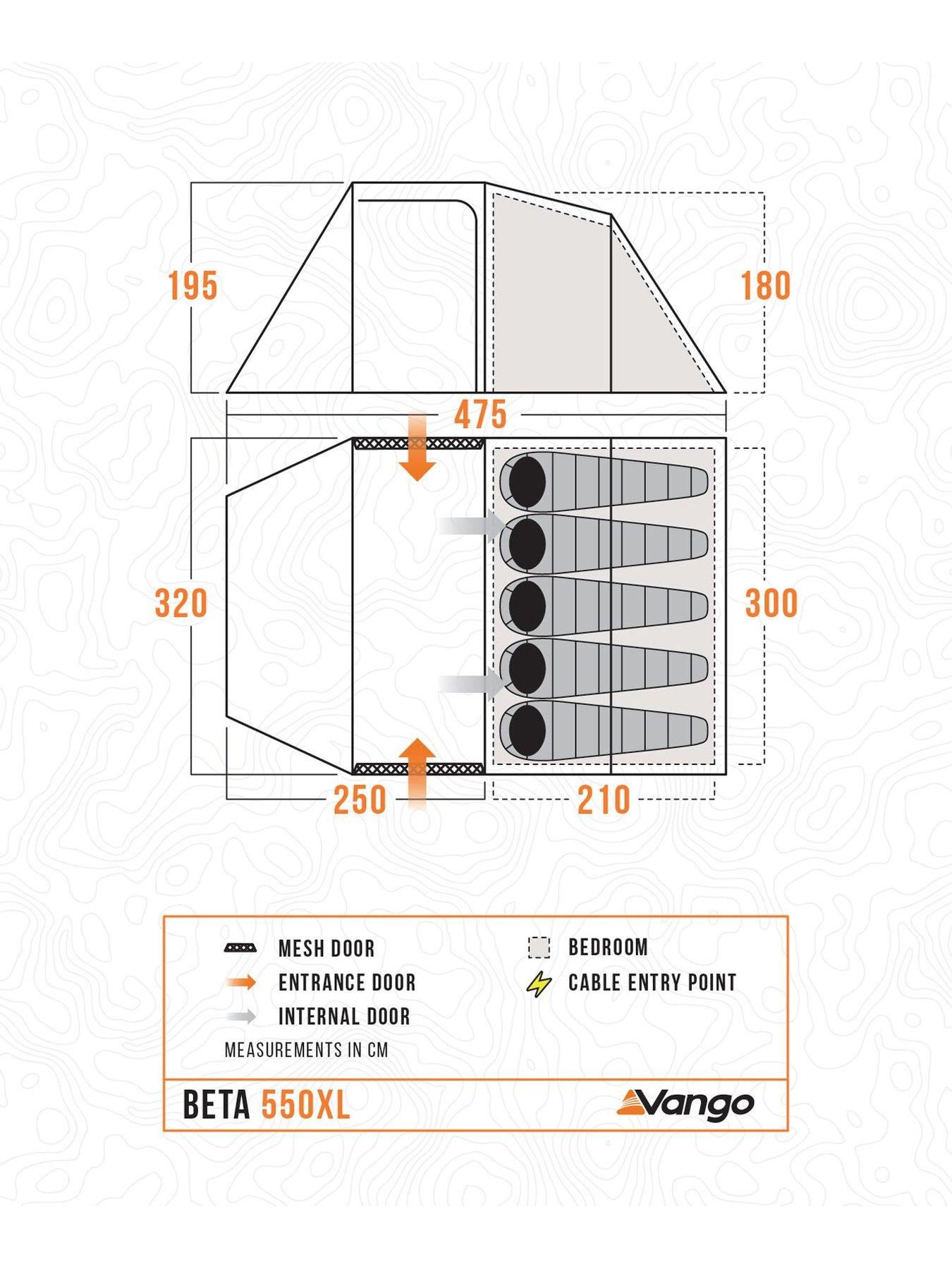  image of vango-beta-550xl-tent